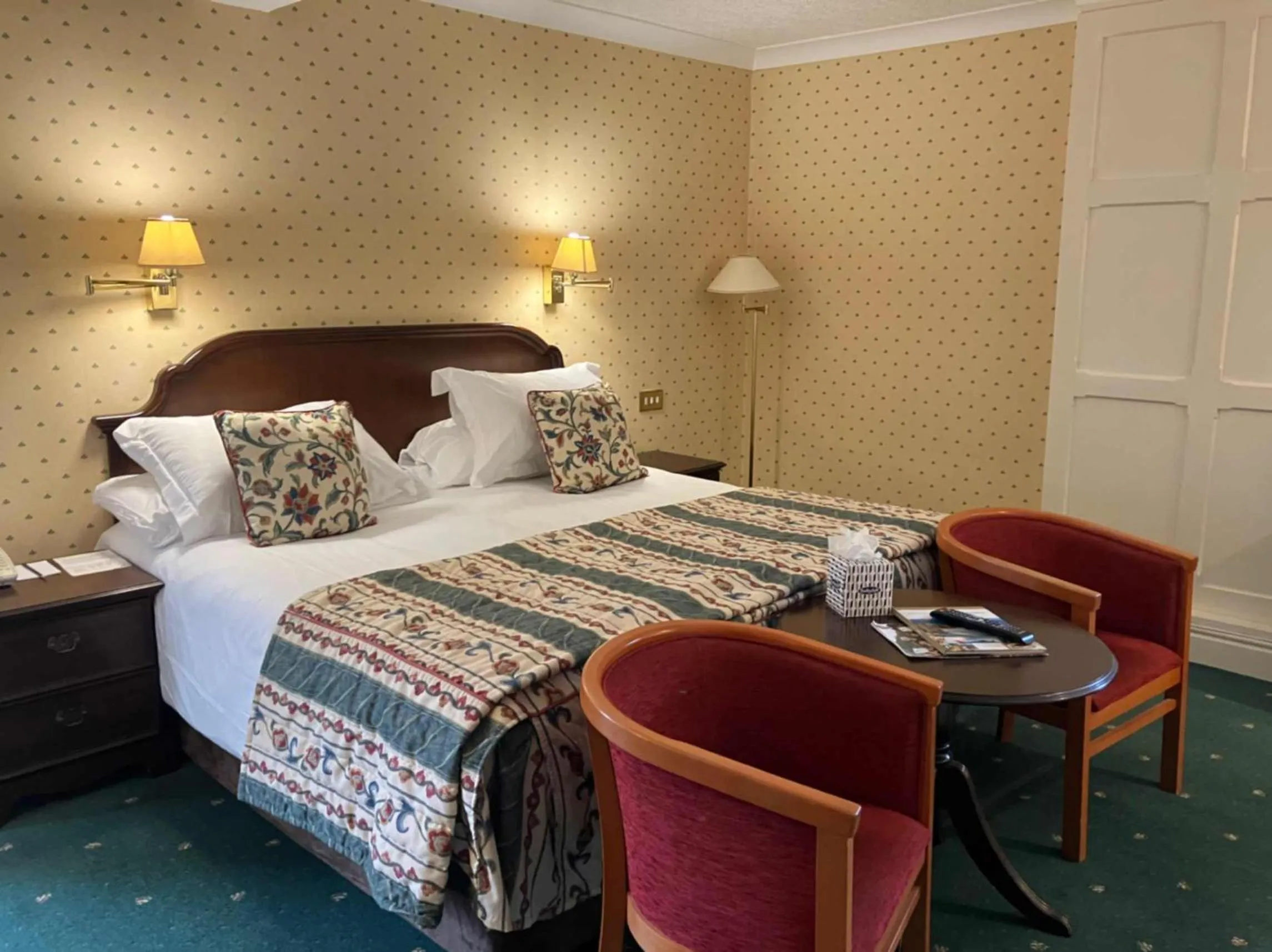 Bedroom, Bed in Budock Vean Hotel and Spa