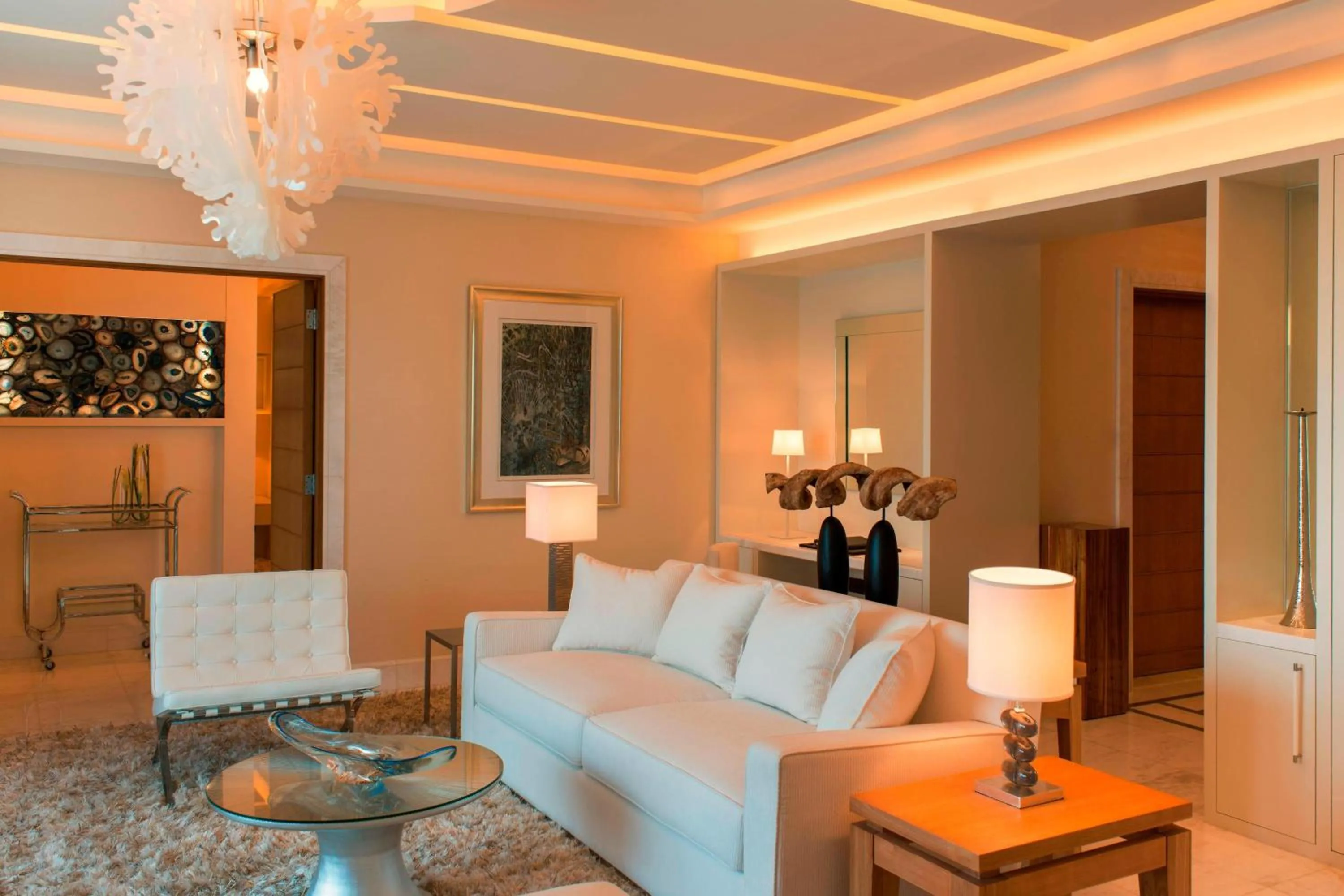 Living room in The St. Regis Saadiyat Island Resort, Abu Dhabi