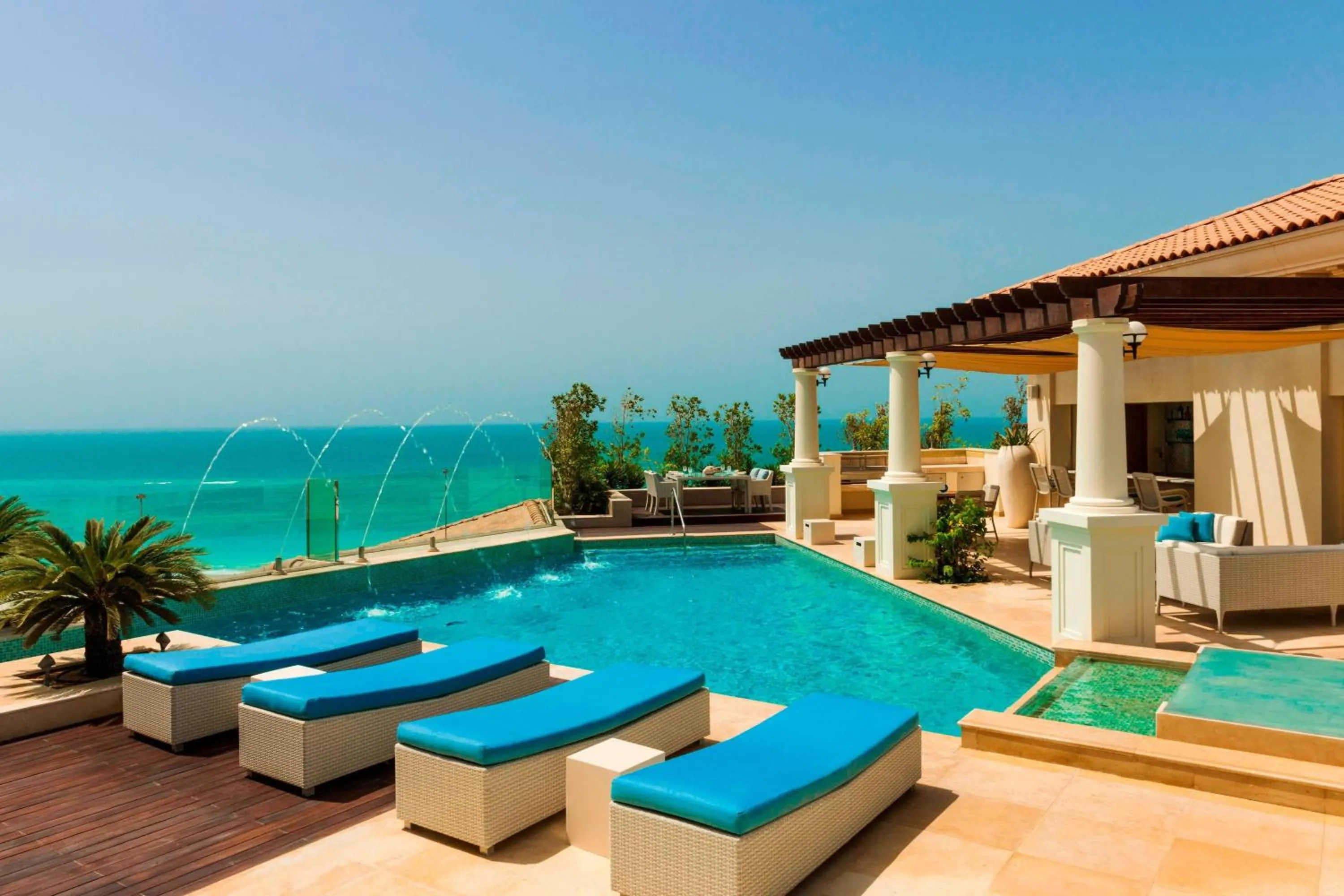 Swimming pool in The St. Regis Saadiyat Island Resort, Abu Dhabi