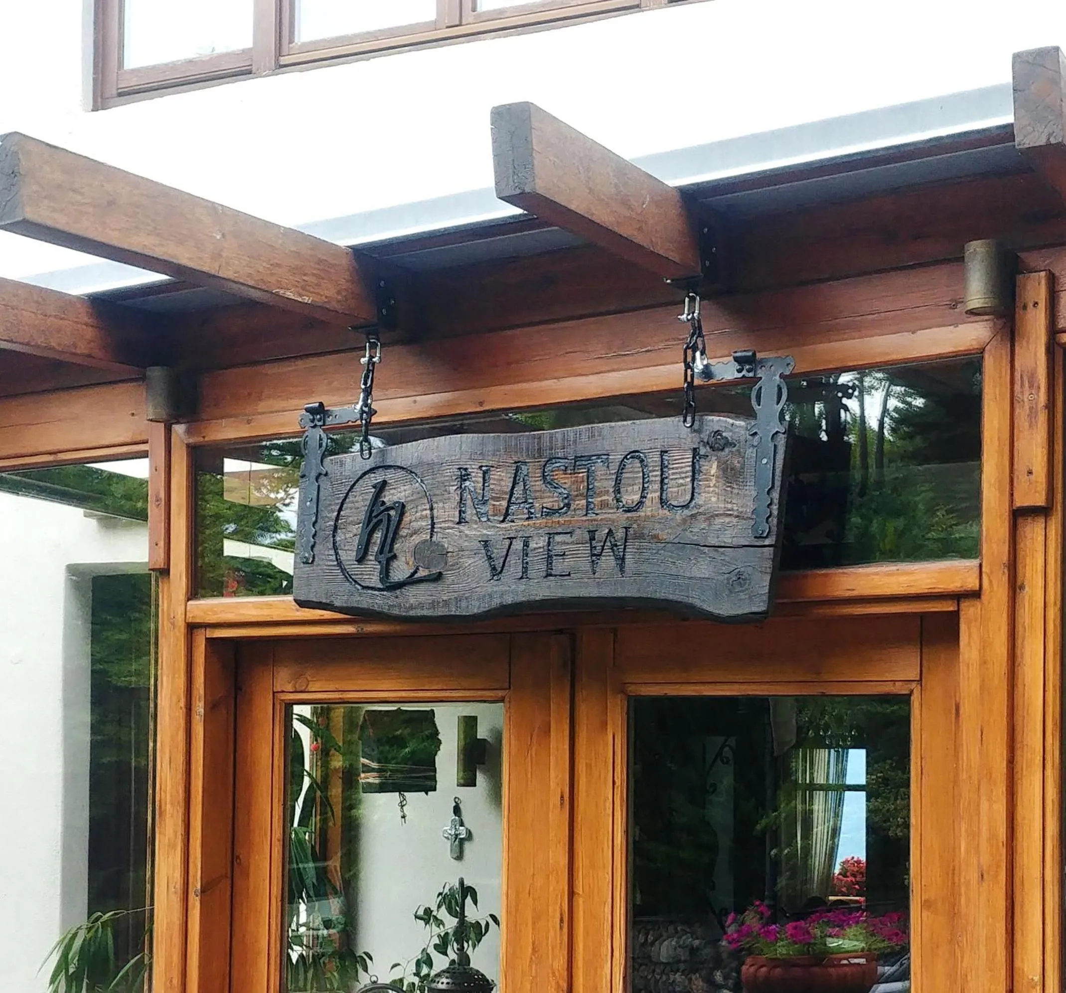 Facade/entrance in Nastou View Hotel