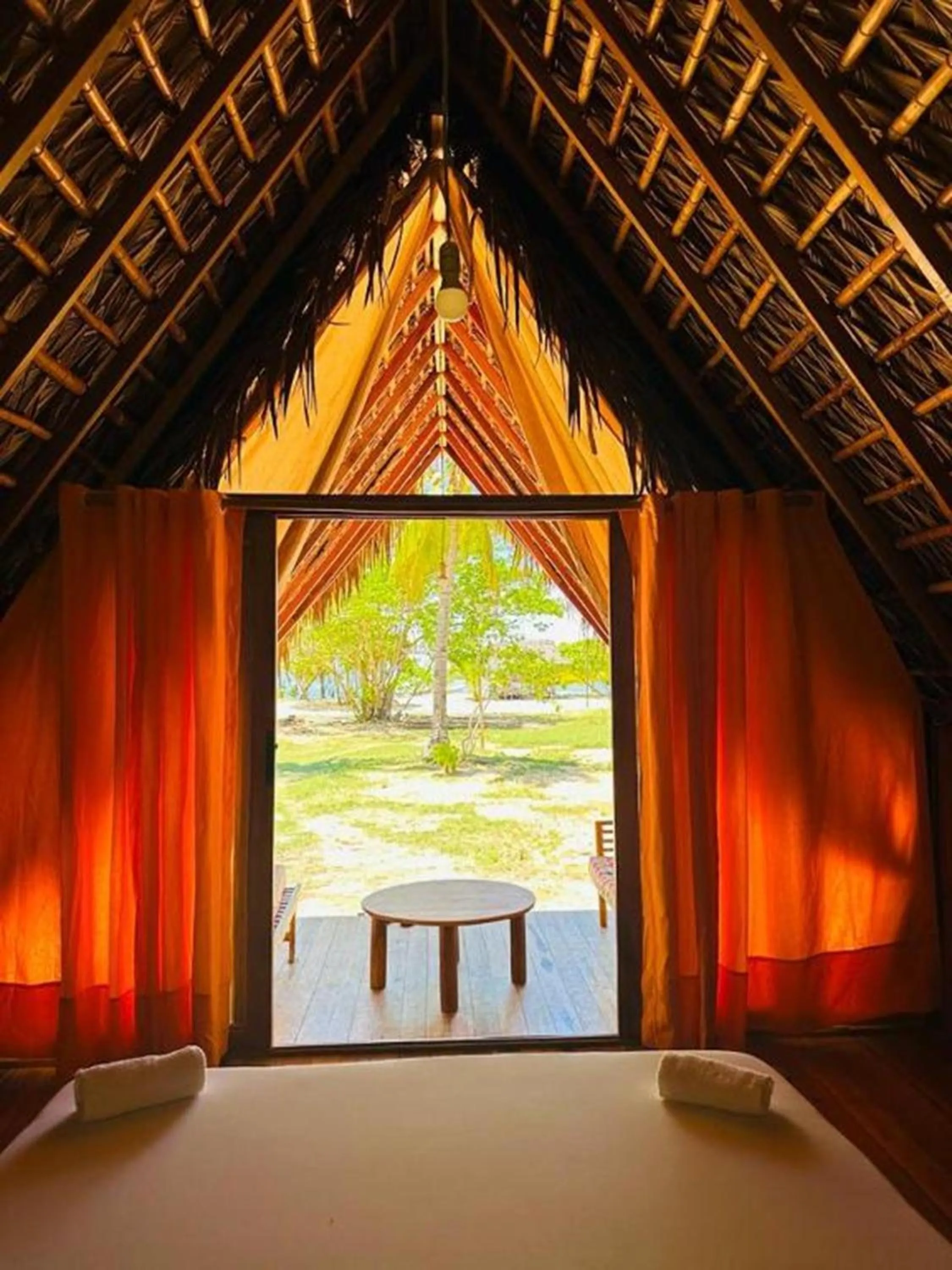 Patio in Emeraude Lodge