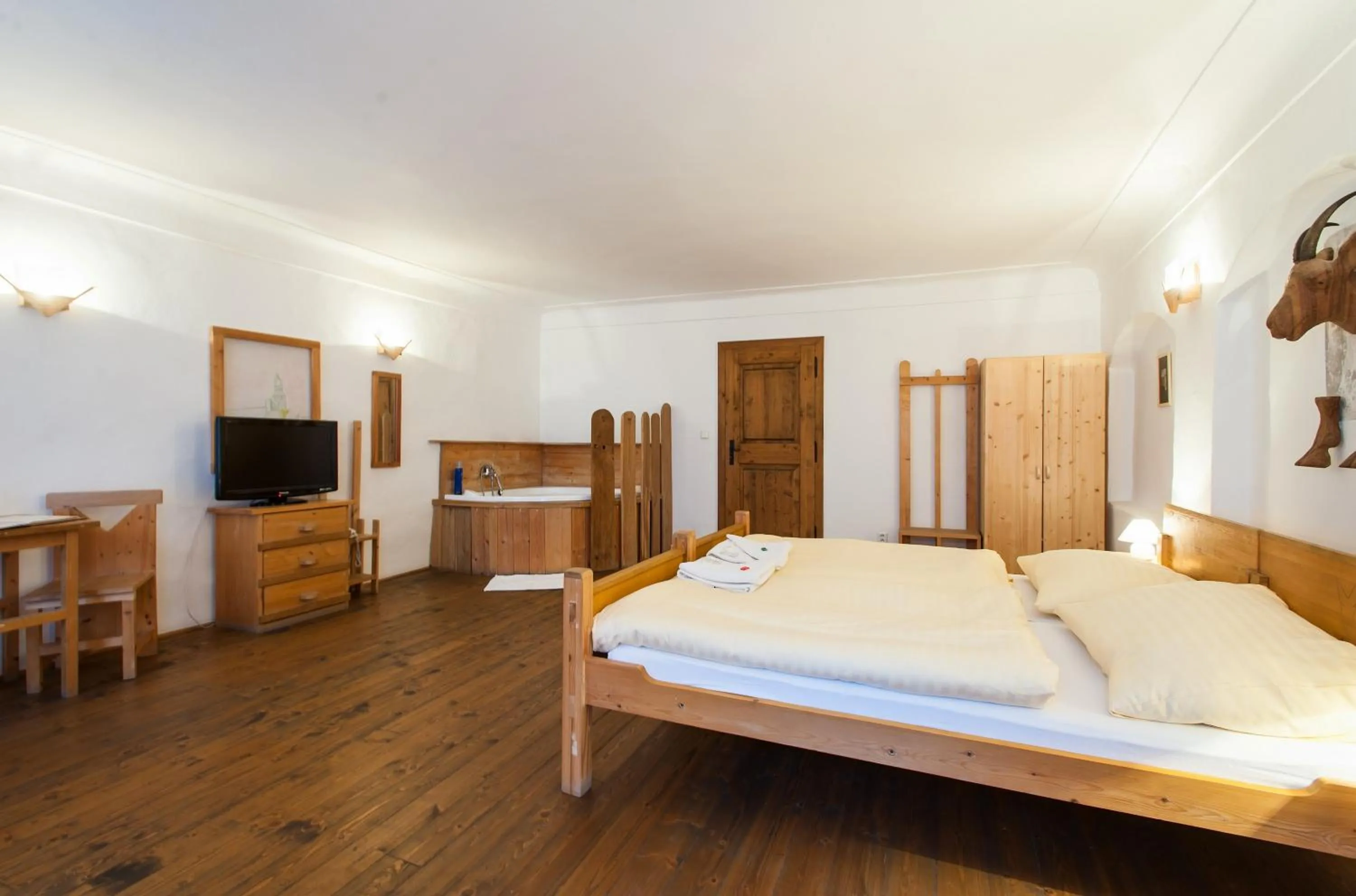 Bed in Hotel U Malého Vitka