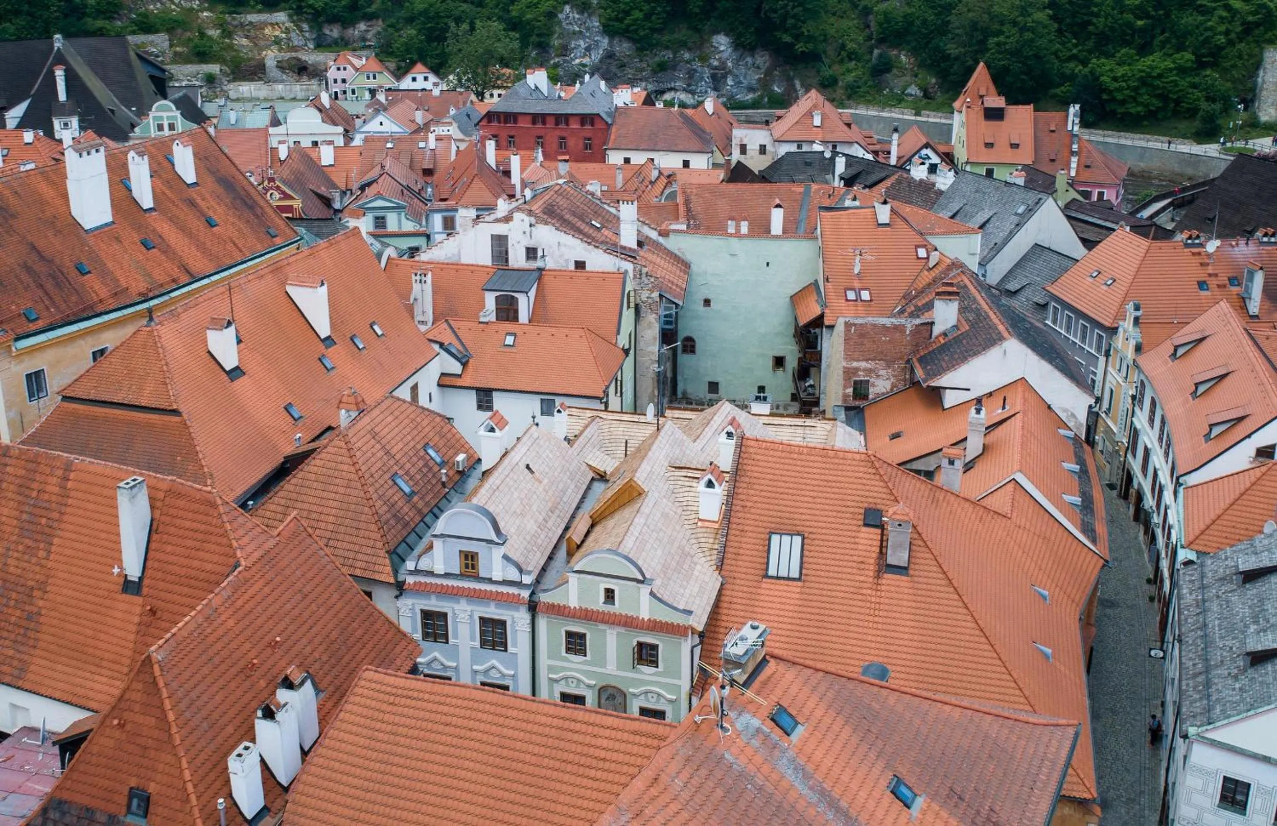 Bird's eye view in Hotel U Malého Vitka
