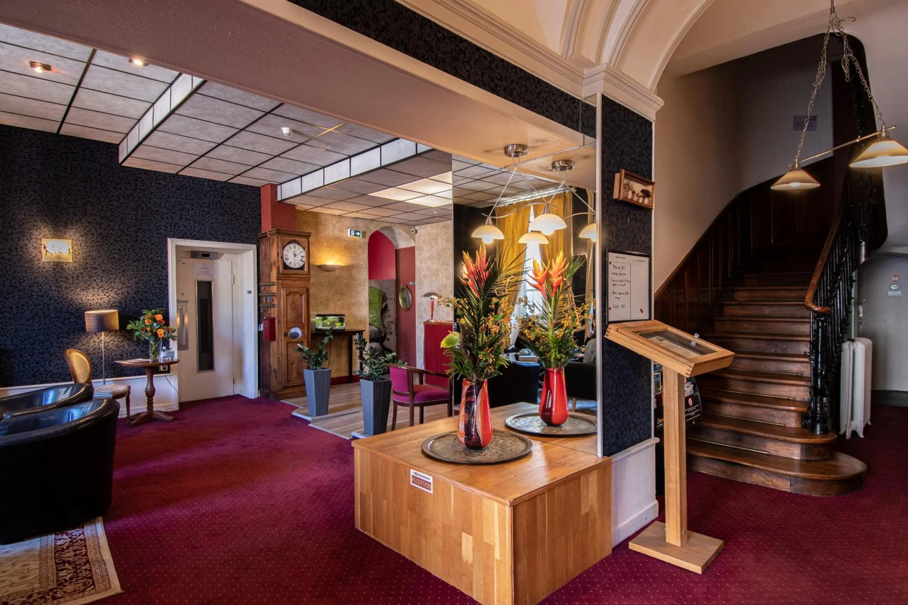 Lobby or reception in Hôtel des Bains