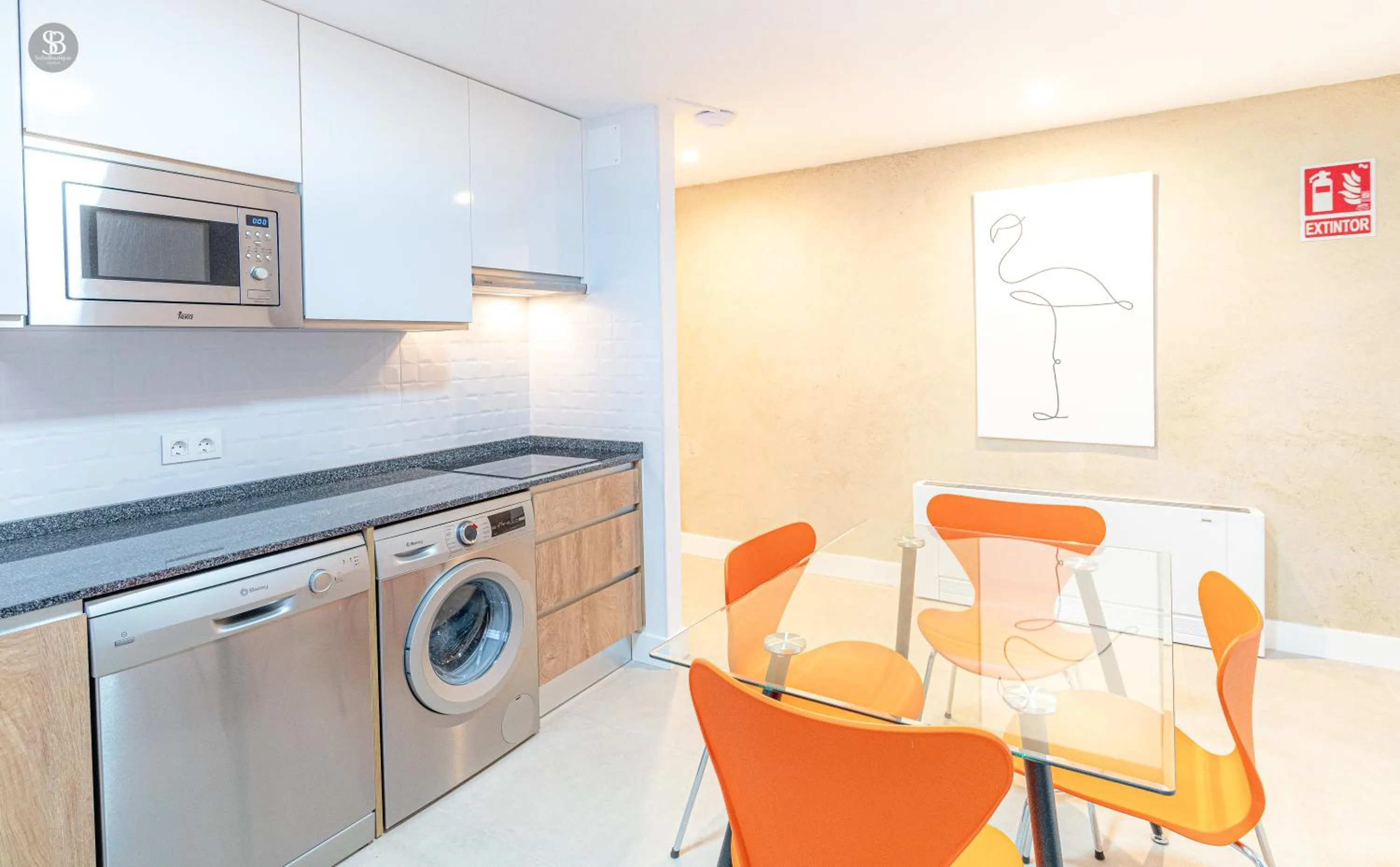 kitchen in Apartamentos Soho Boutique Plaza Mayor Caceres