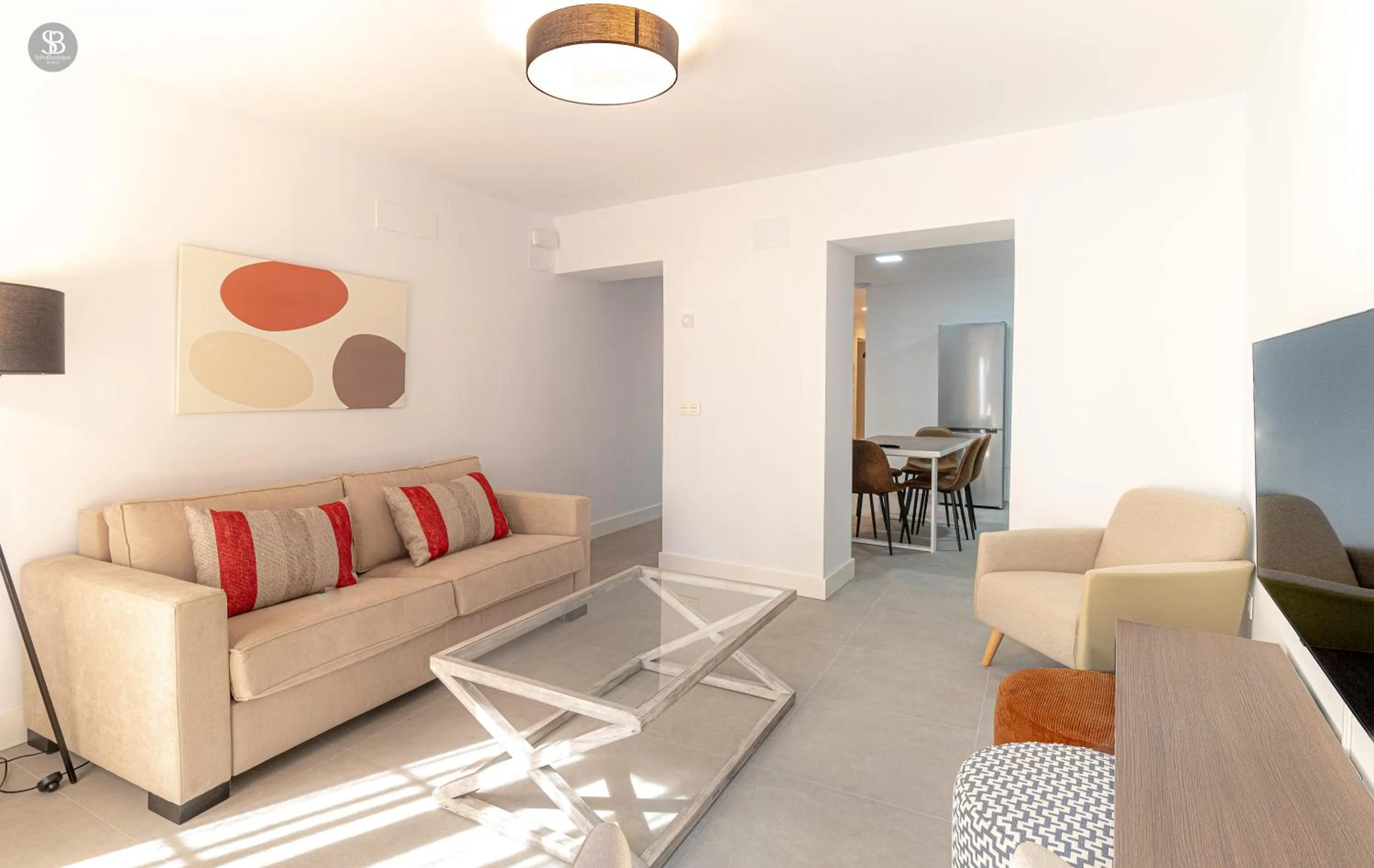 Living room in Apartamentos Soho Boutique Plaza Mayor Caceres
