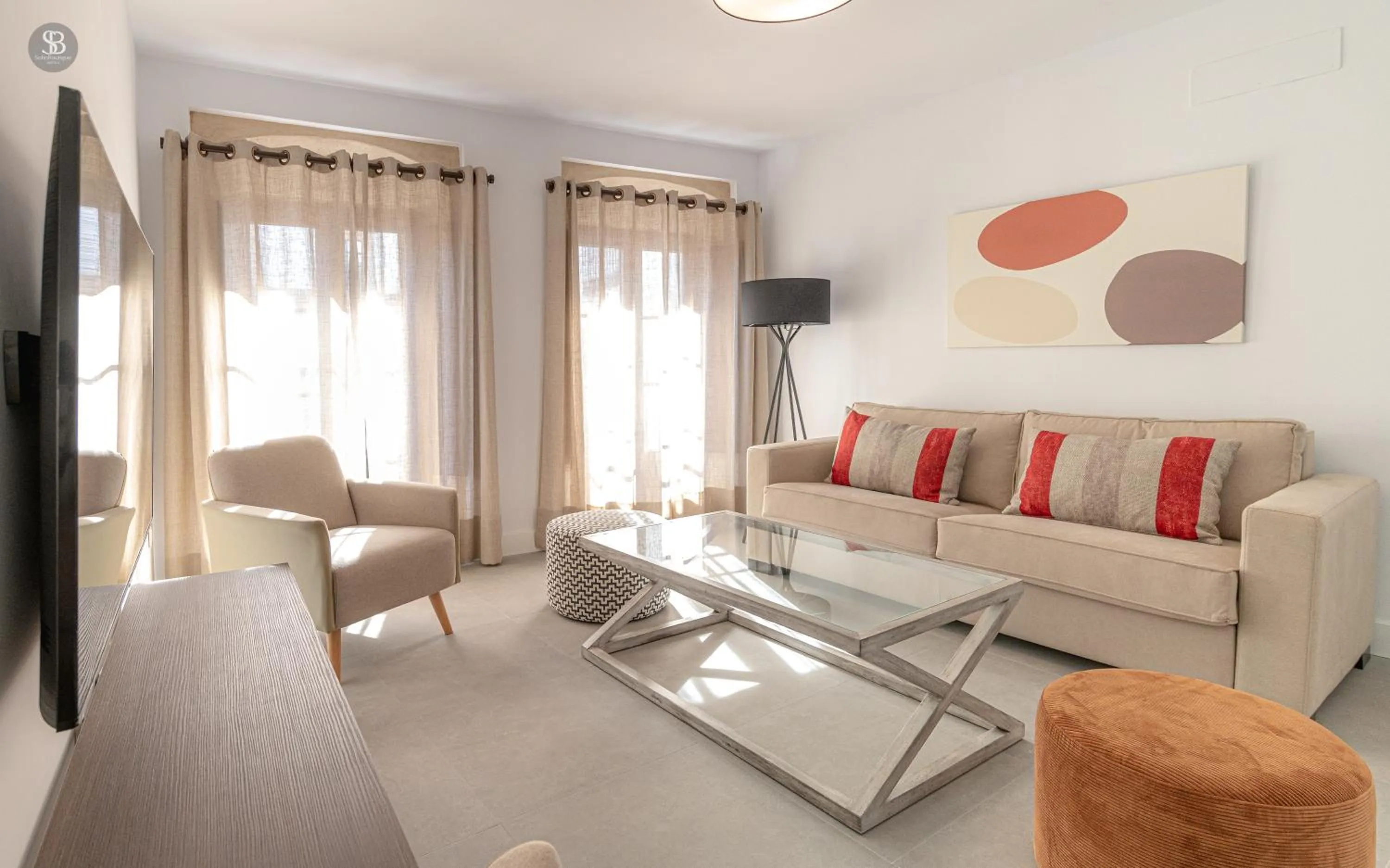 Living room in Apartamentos Soho Boutique Plaza Mayor Caceres
