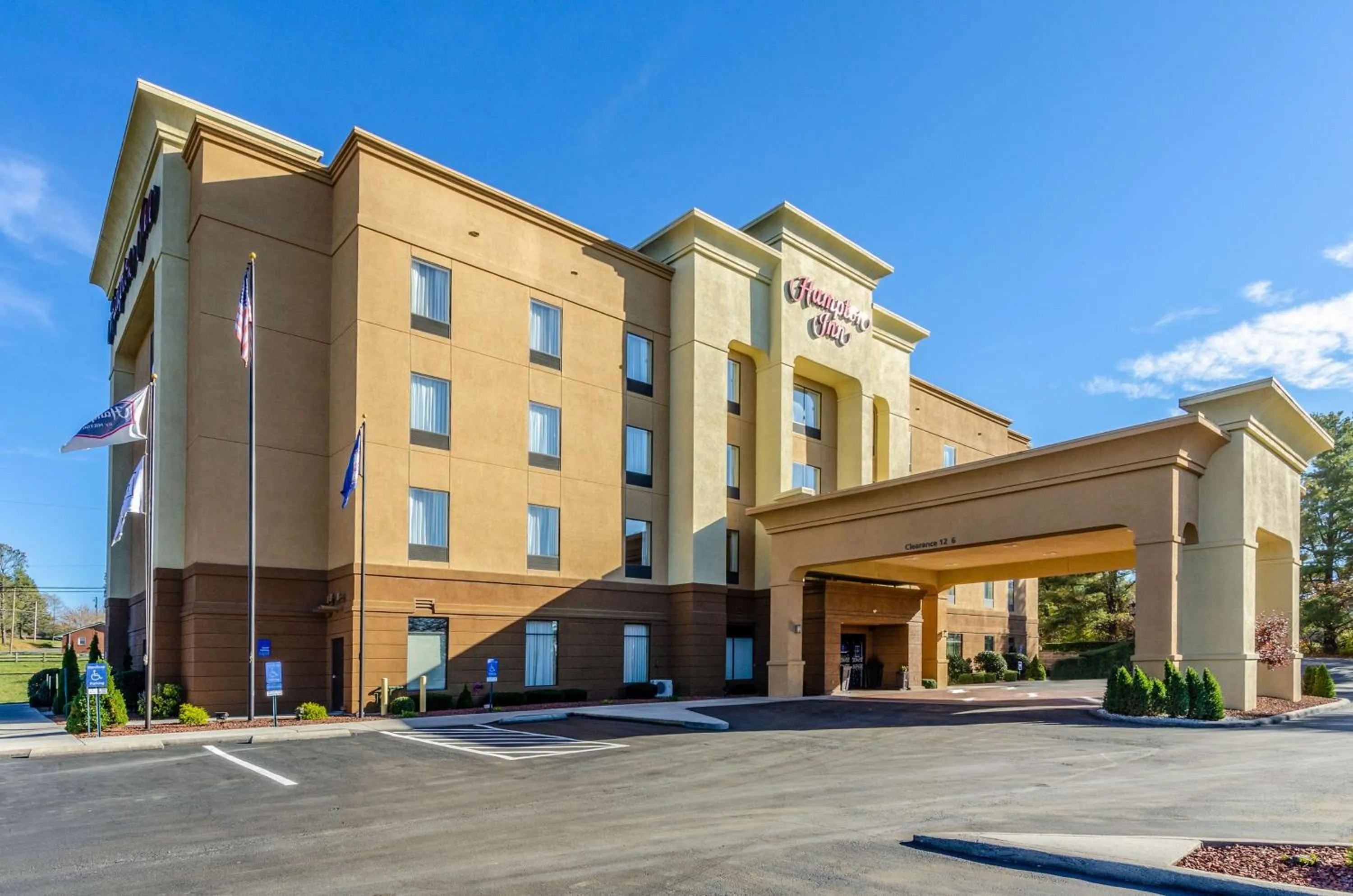 Property building in Hampton Inn Galax