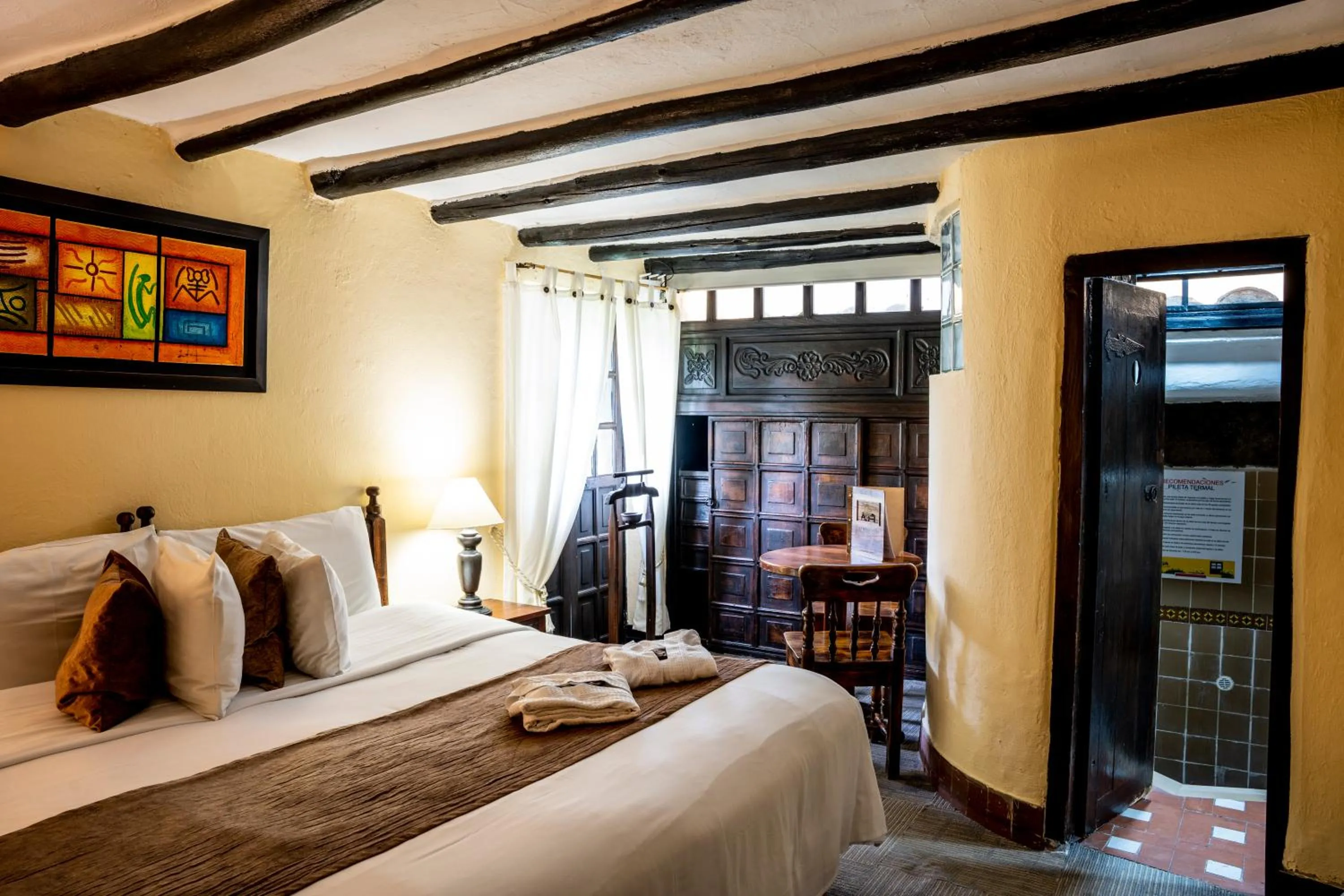 Bed in Hotel Hacienda El Salitre