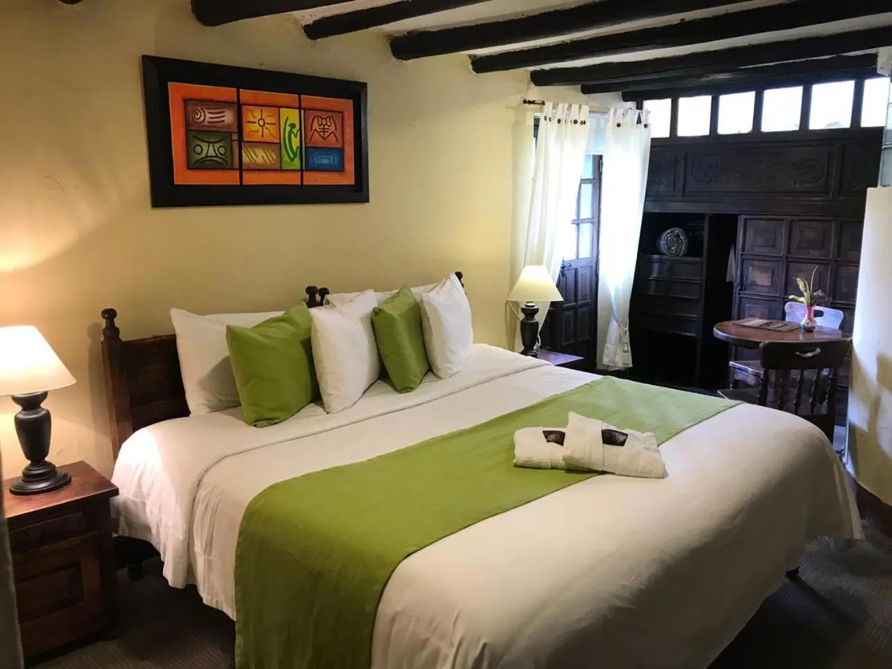 Bed in Hotel Hacienda El Salitre