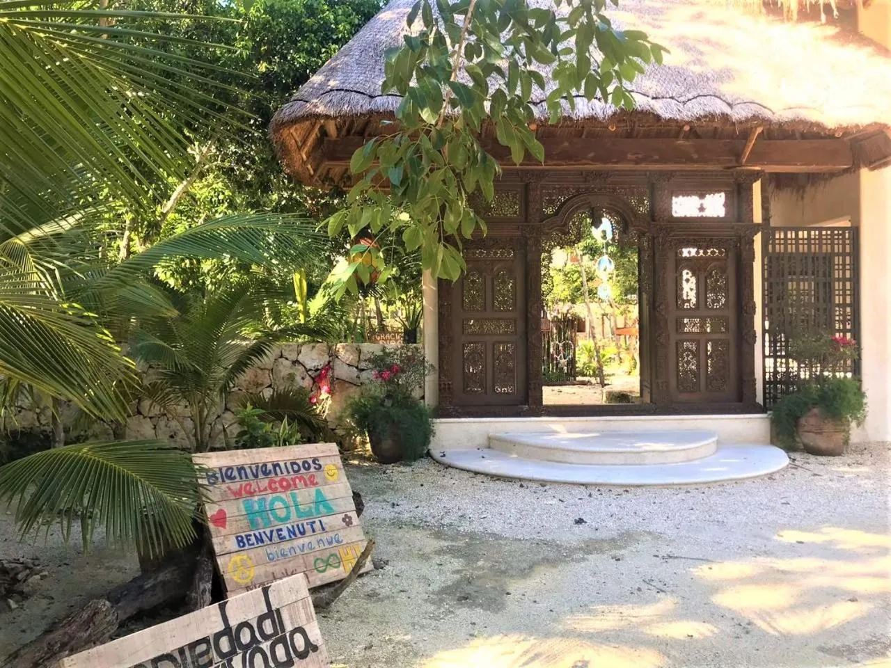 Facade/entrance in Cachito de Cielo Luxury Jungle Lodge