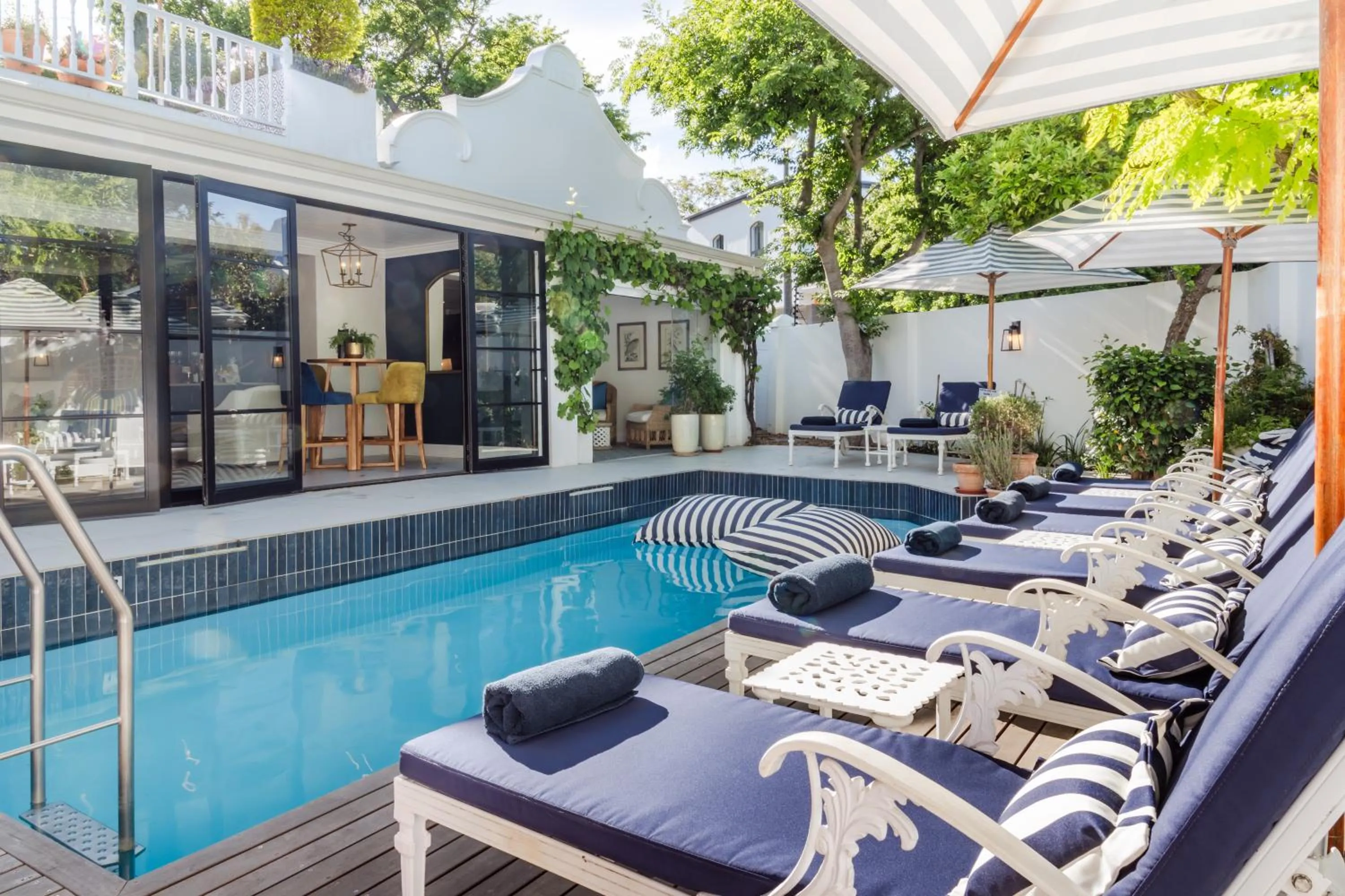 Pool view in Last Word Franschhoek