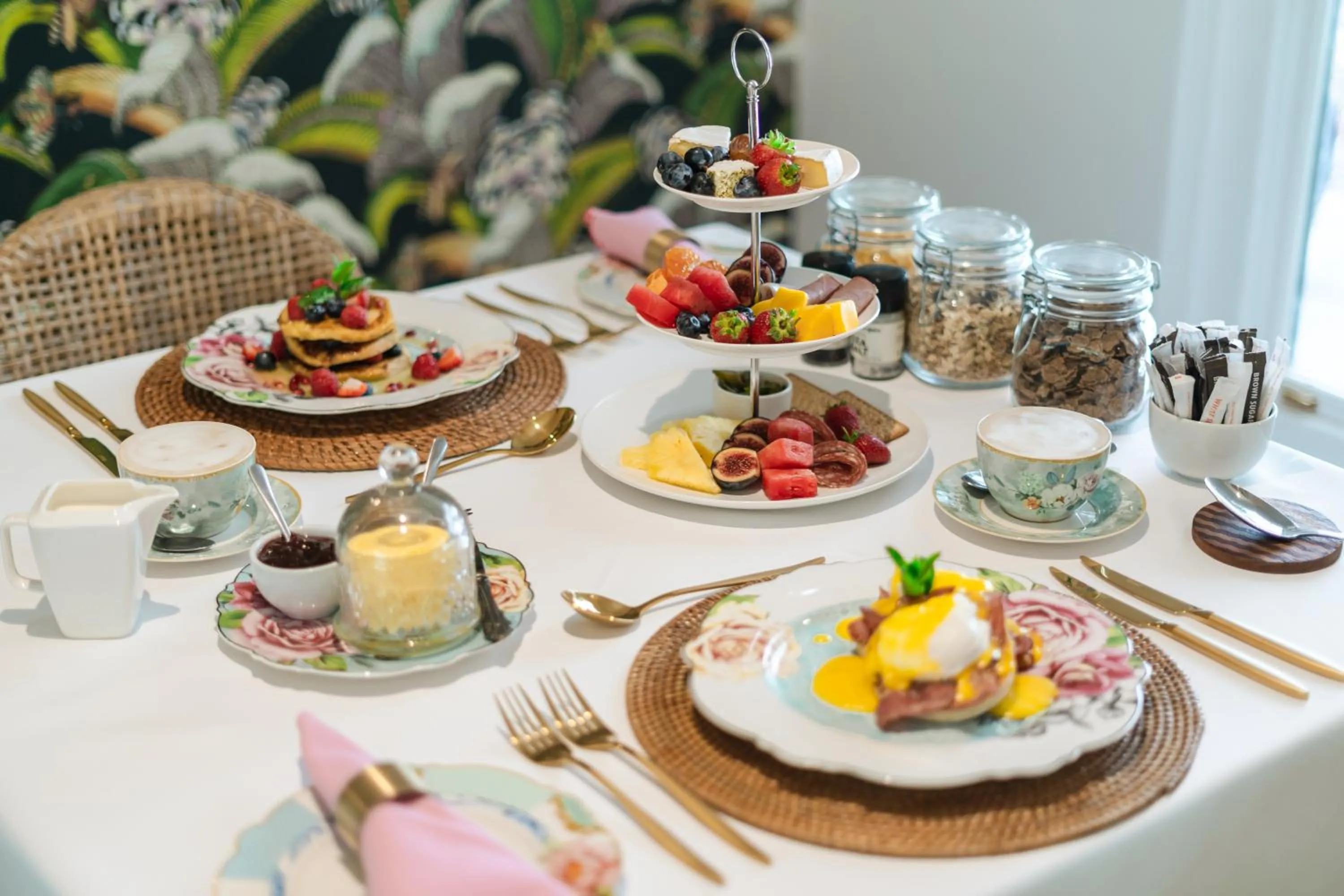 Continental breakfast in Last Word Franschhoek