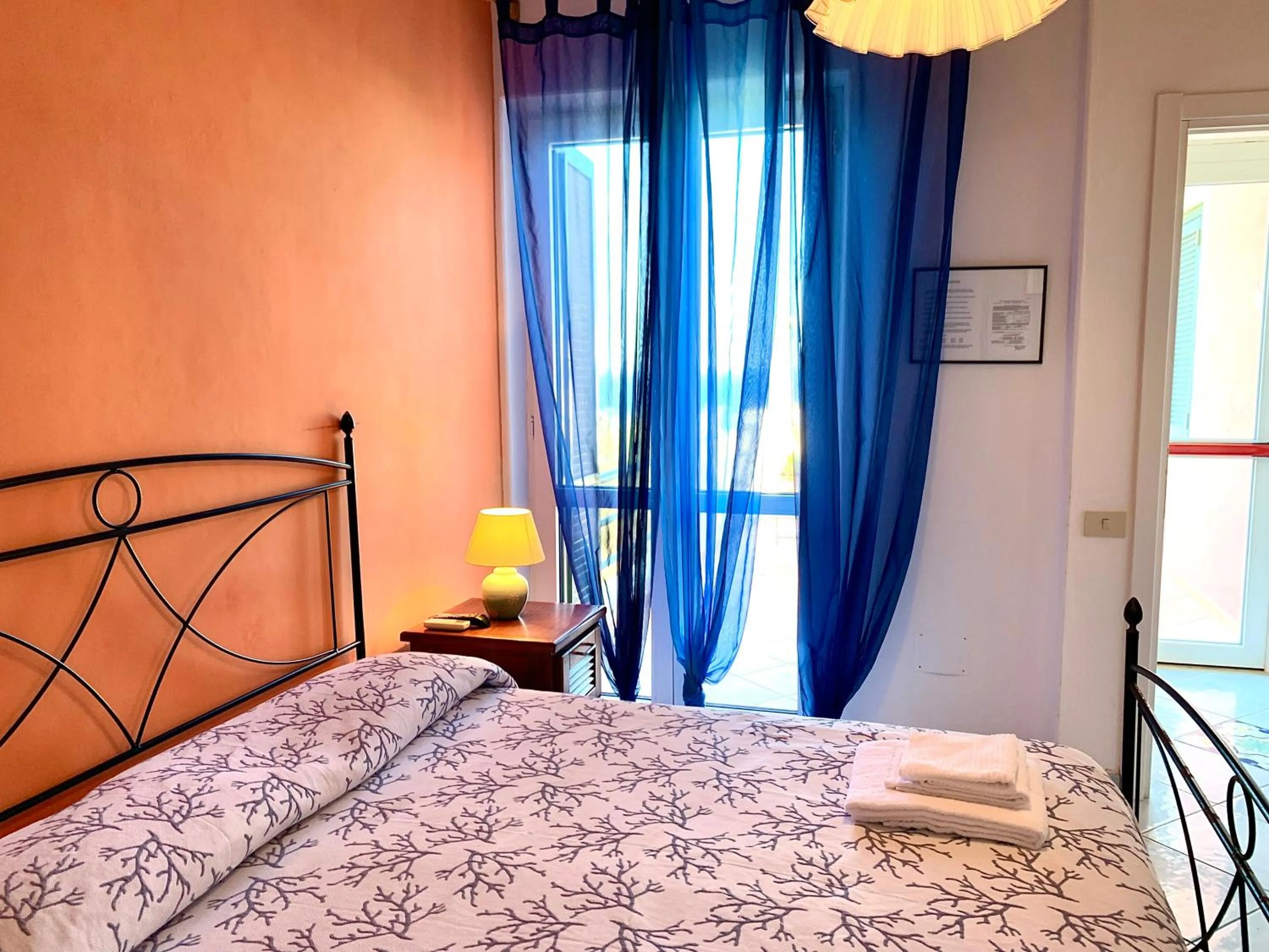 Bed in Hotel Ortensia