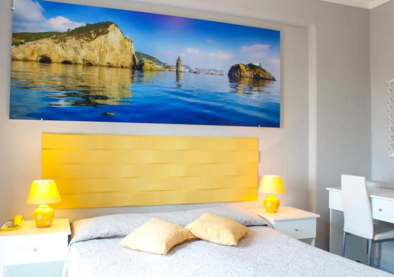 Bed in Hotel Ortensia