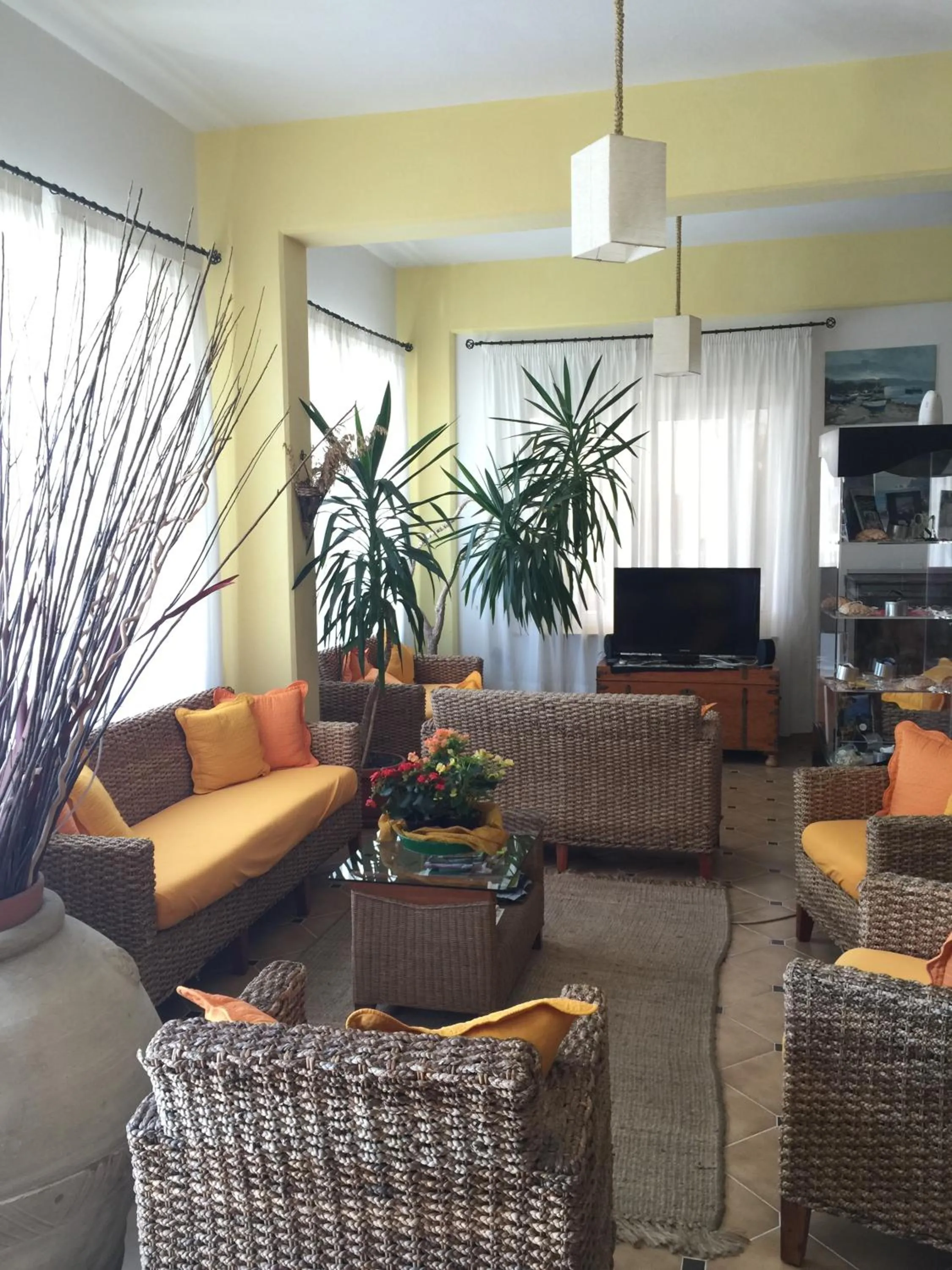 Lobby or reception in Hotel Ortensia