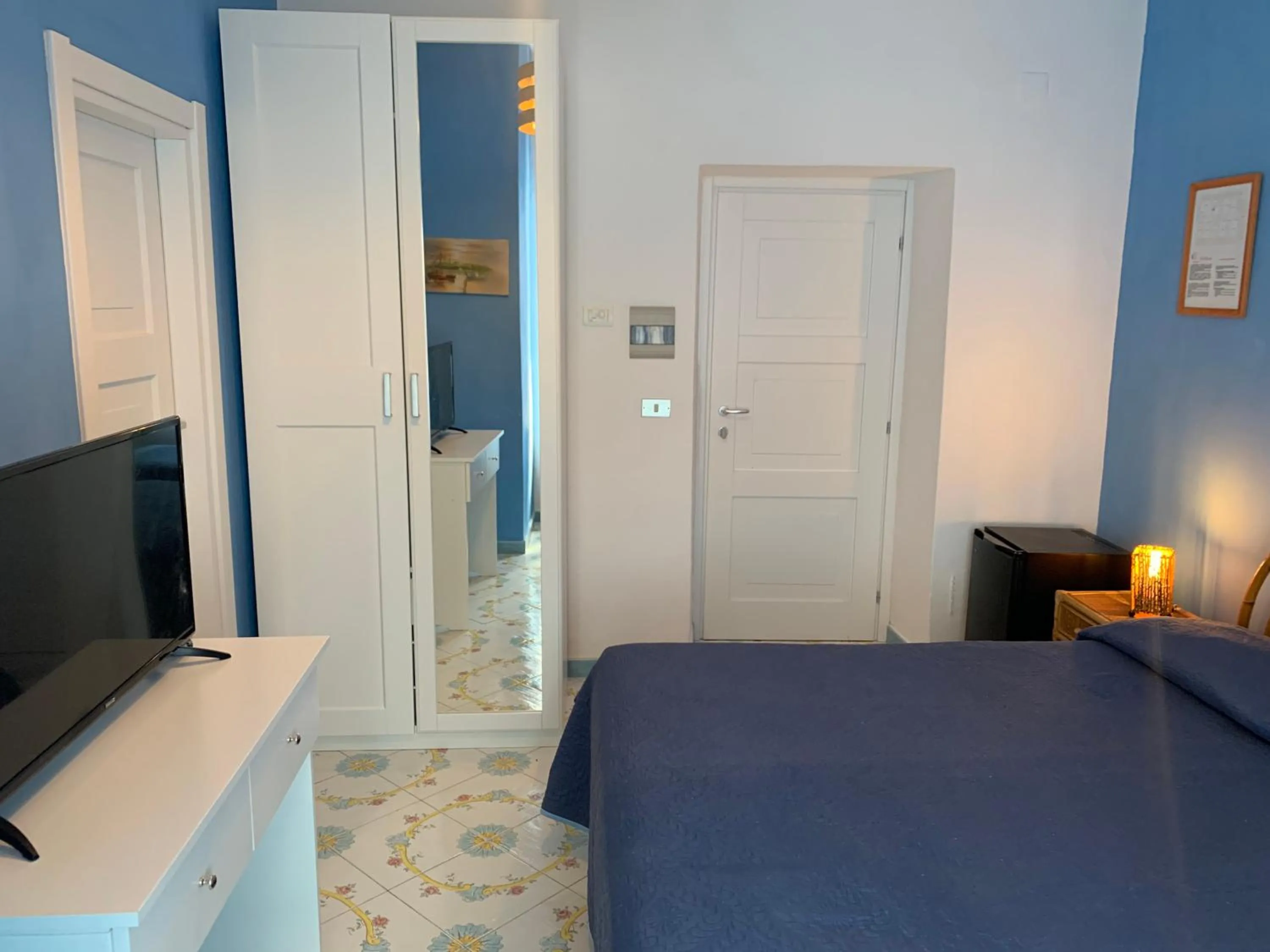 Bed in Hotel Ortensia