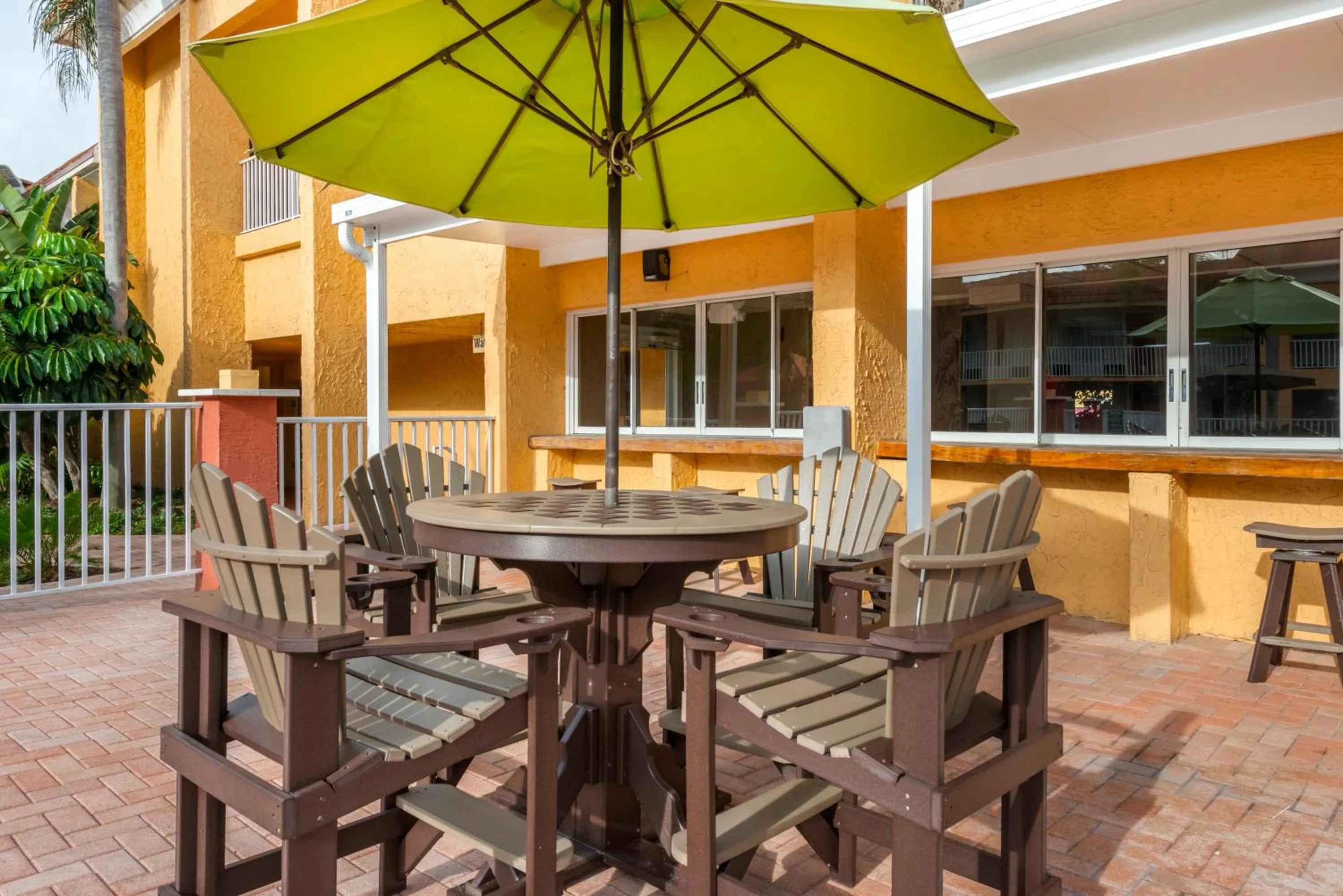 Patio in Quality Inn & Suites Conference Center