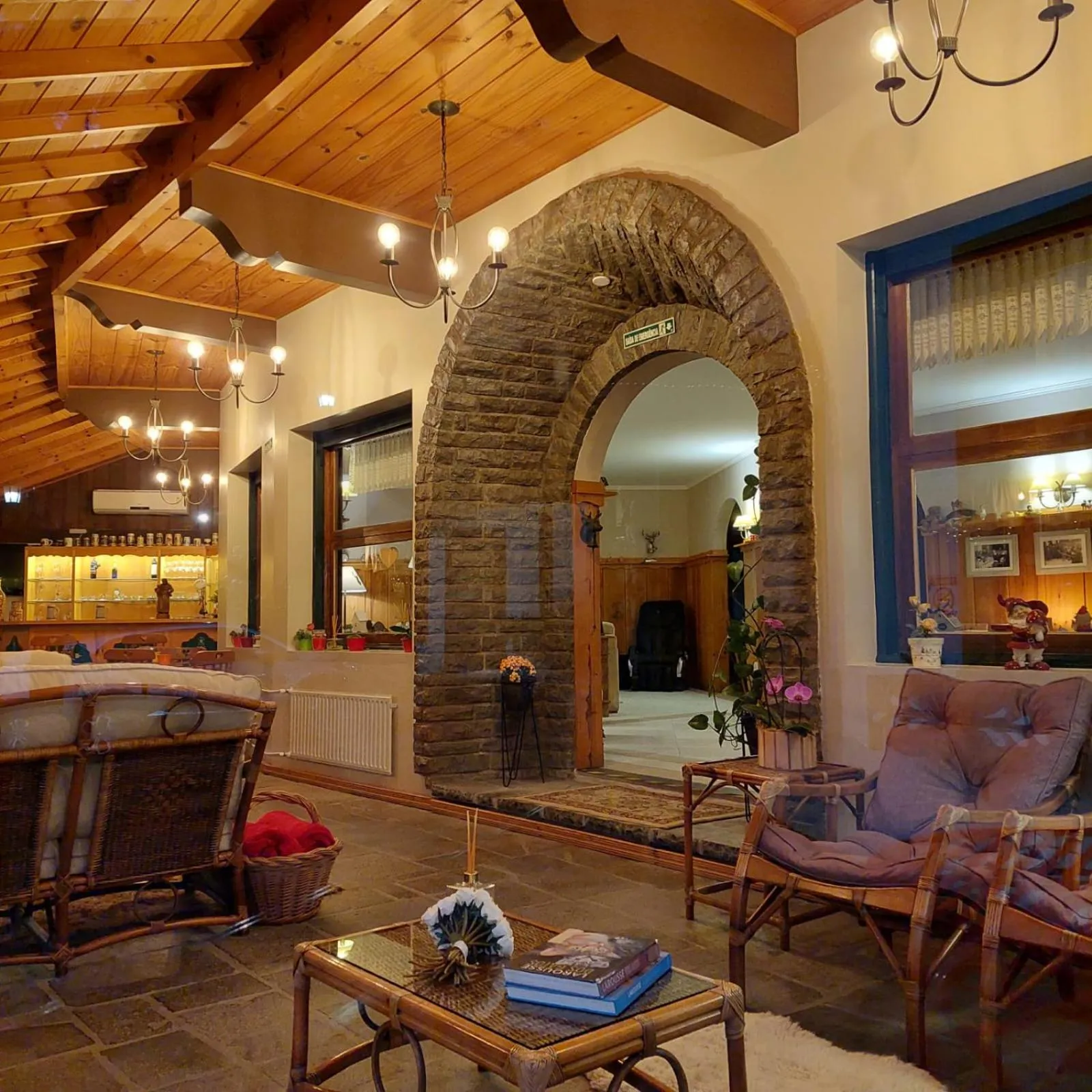 Living room in Hotel das Hortênsias