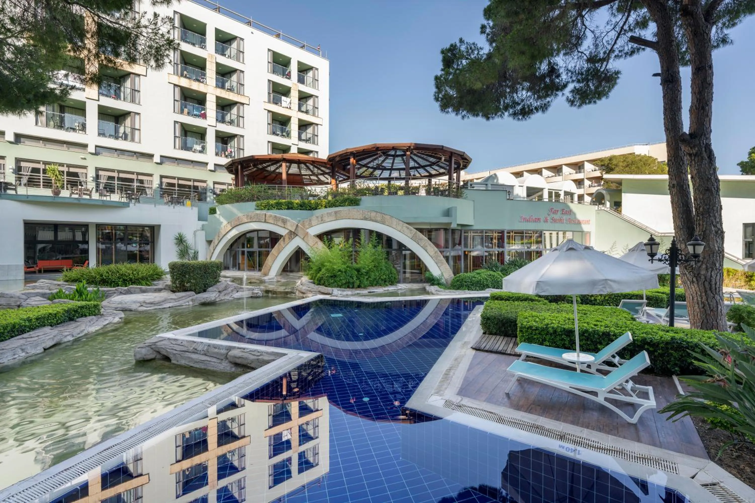 Property building in Limak Atlantis Deluxe Hotel Belek