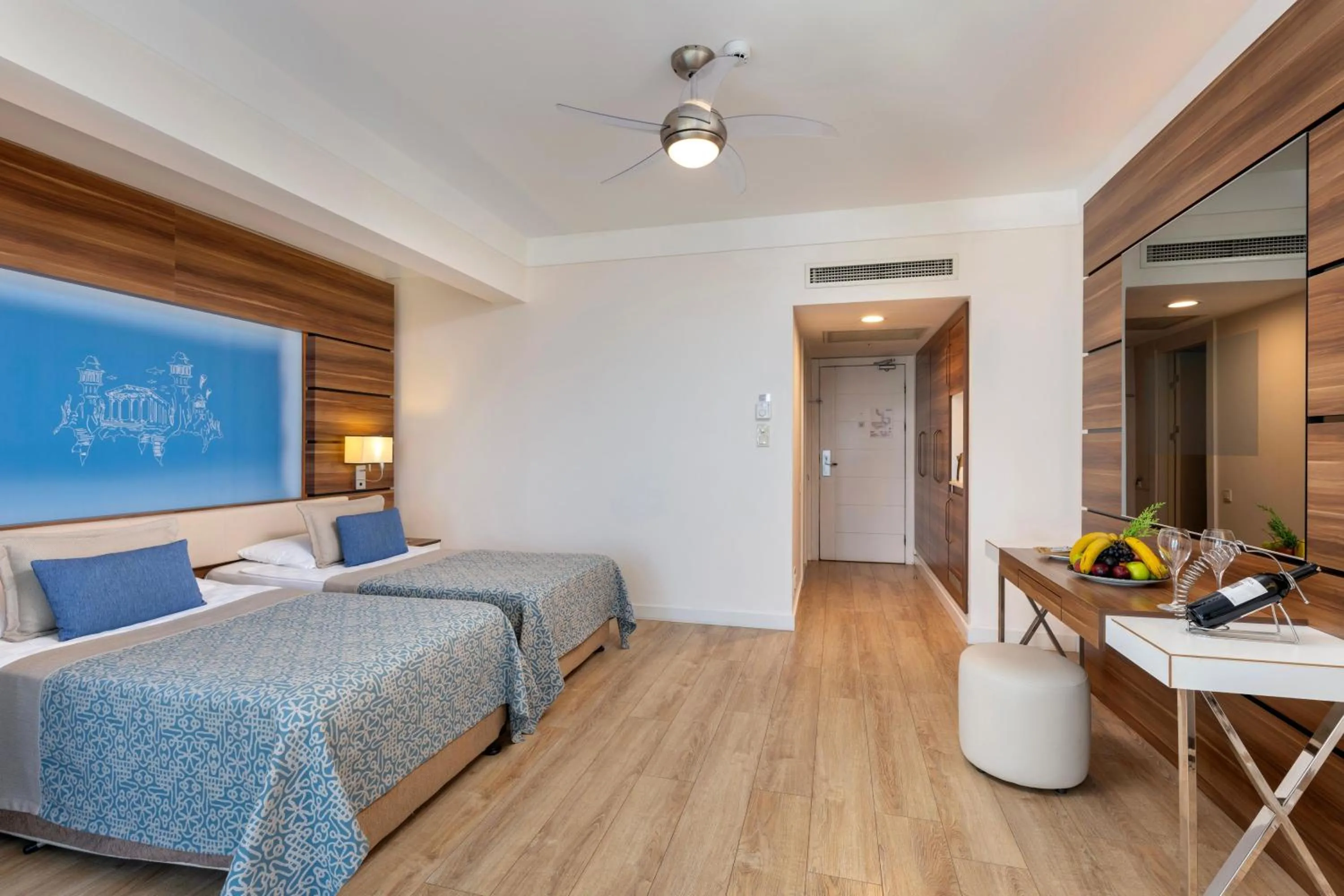 Bed in Limak Atlantis Deluxe Hotel Belek