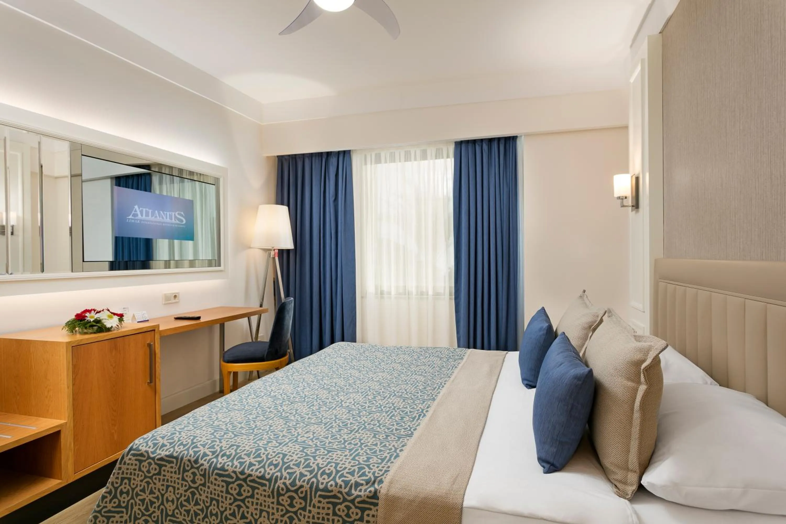 Bed in Limak Atlantis Deluxe Hotel Belek