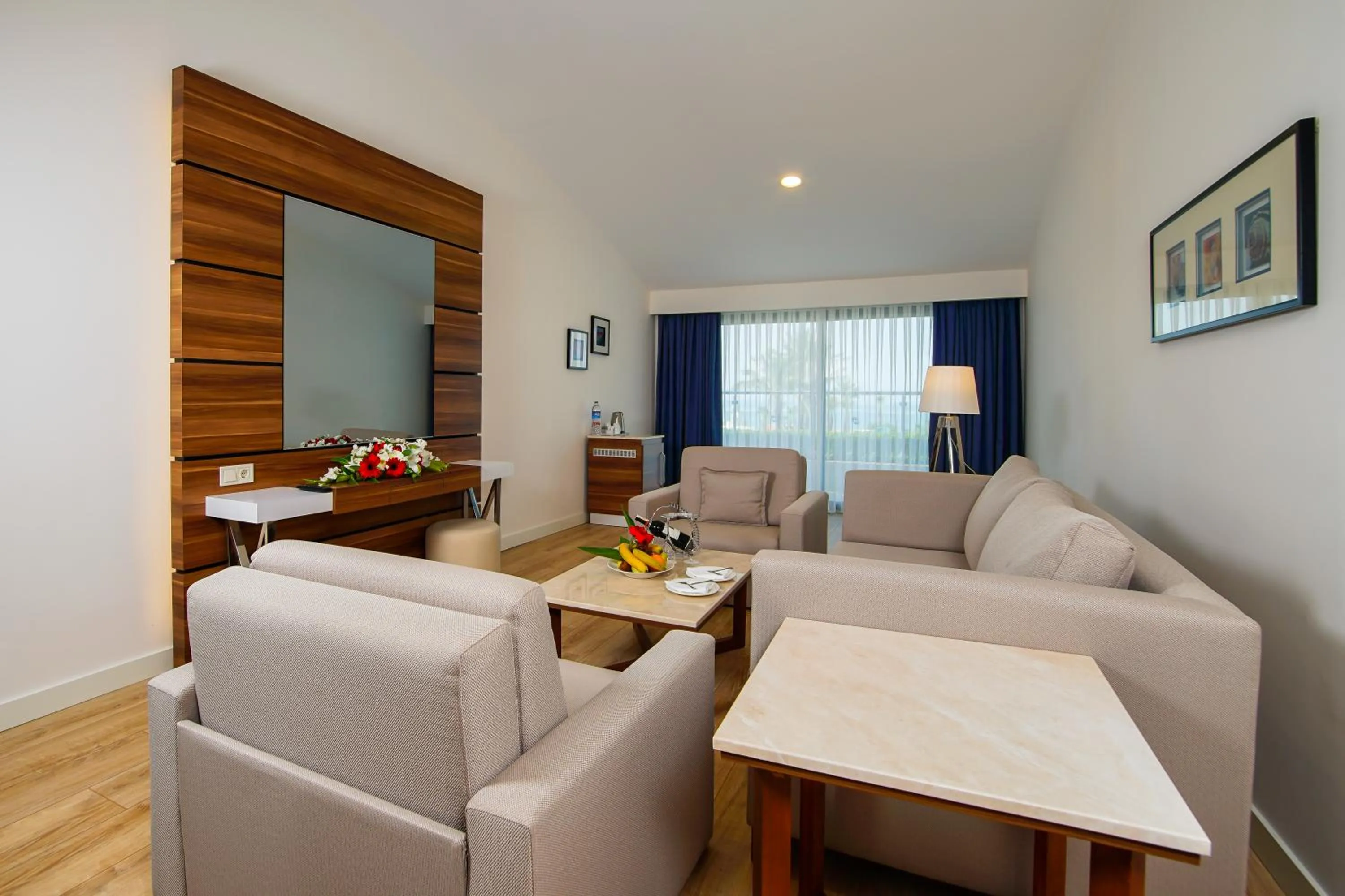 Living room in Limak Atlantis Deluxe Hotel Belek