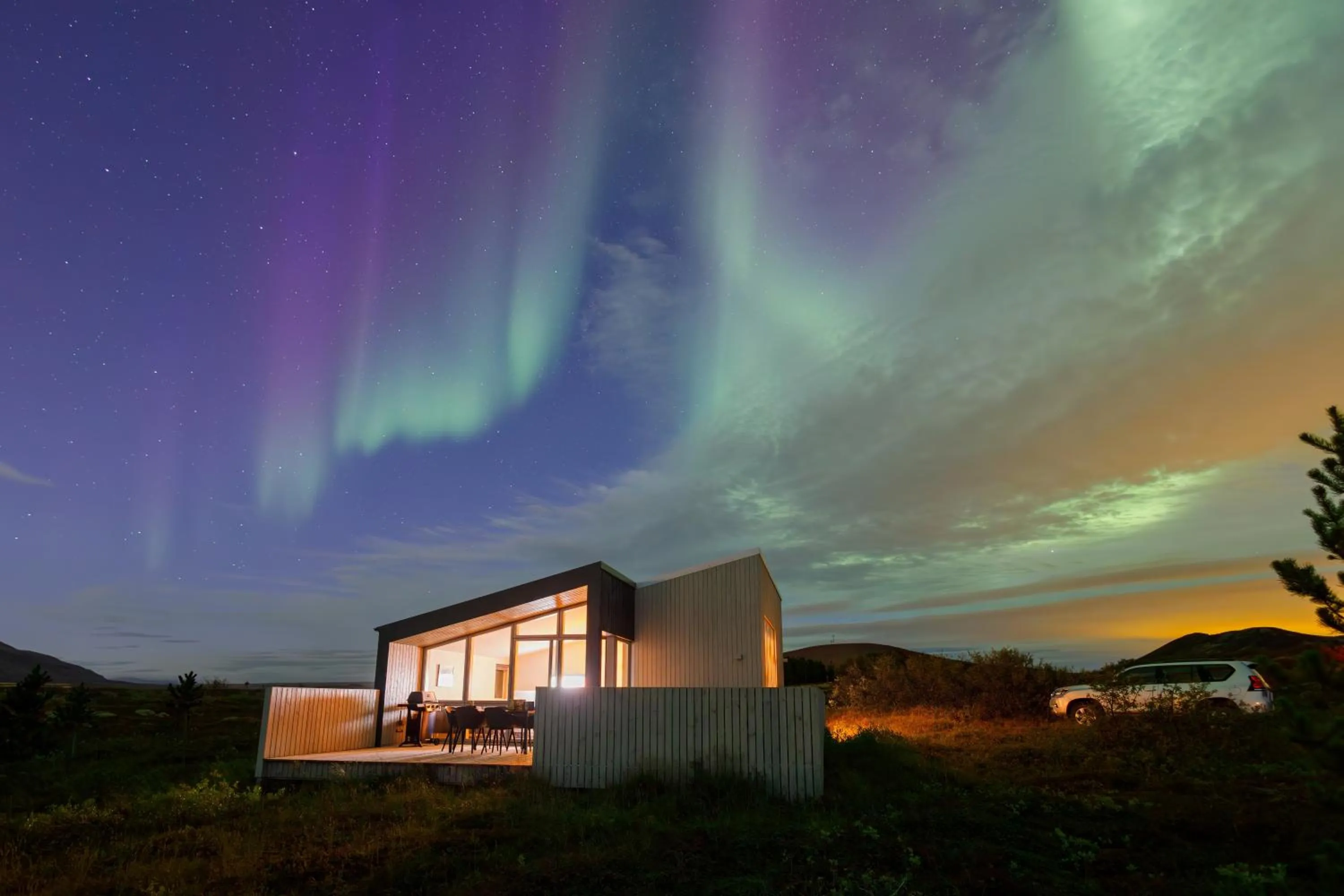 Kerbyggd: Luxury house and cottage in golden circle