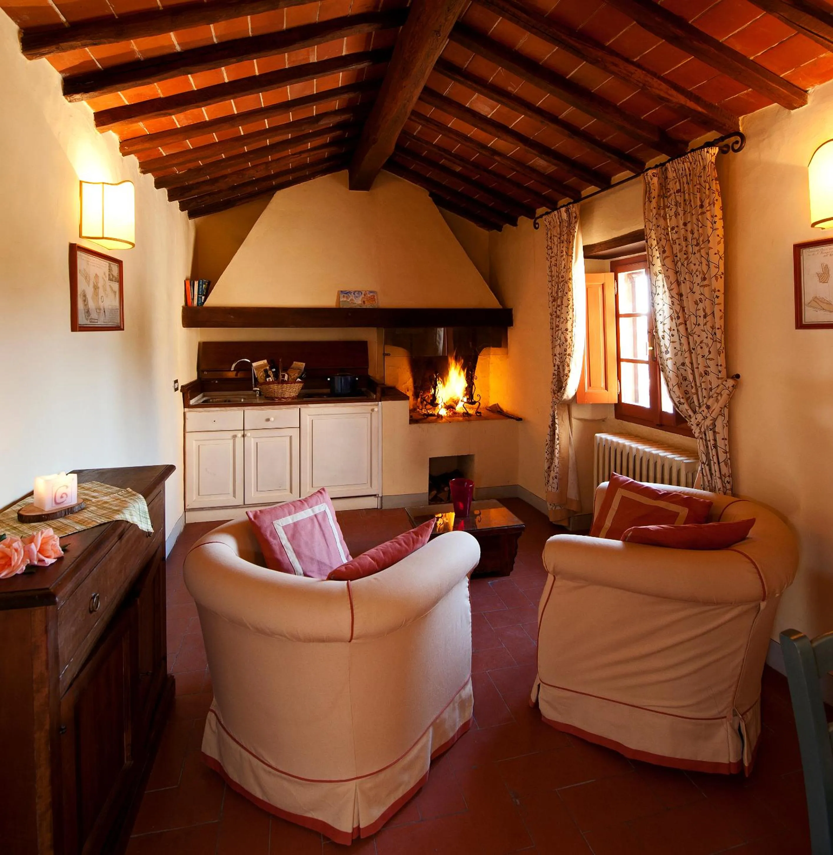 Kitchen or kitchenette in Castello Di Gargonza