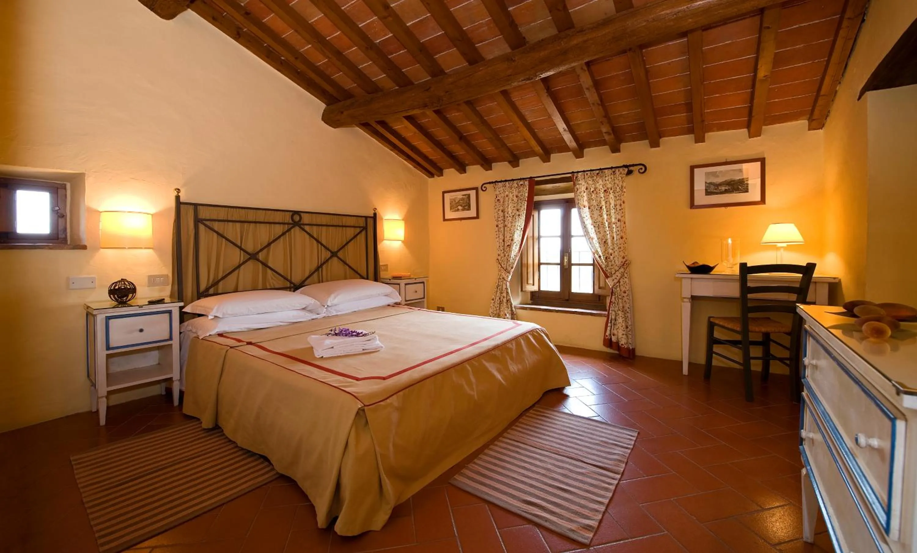 Bed in Castello Di Gargonza