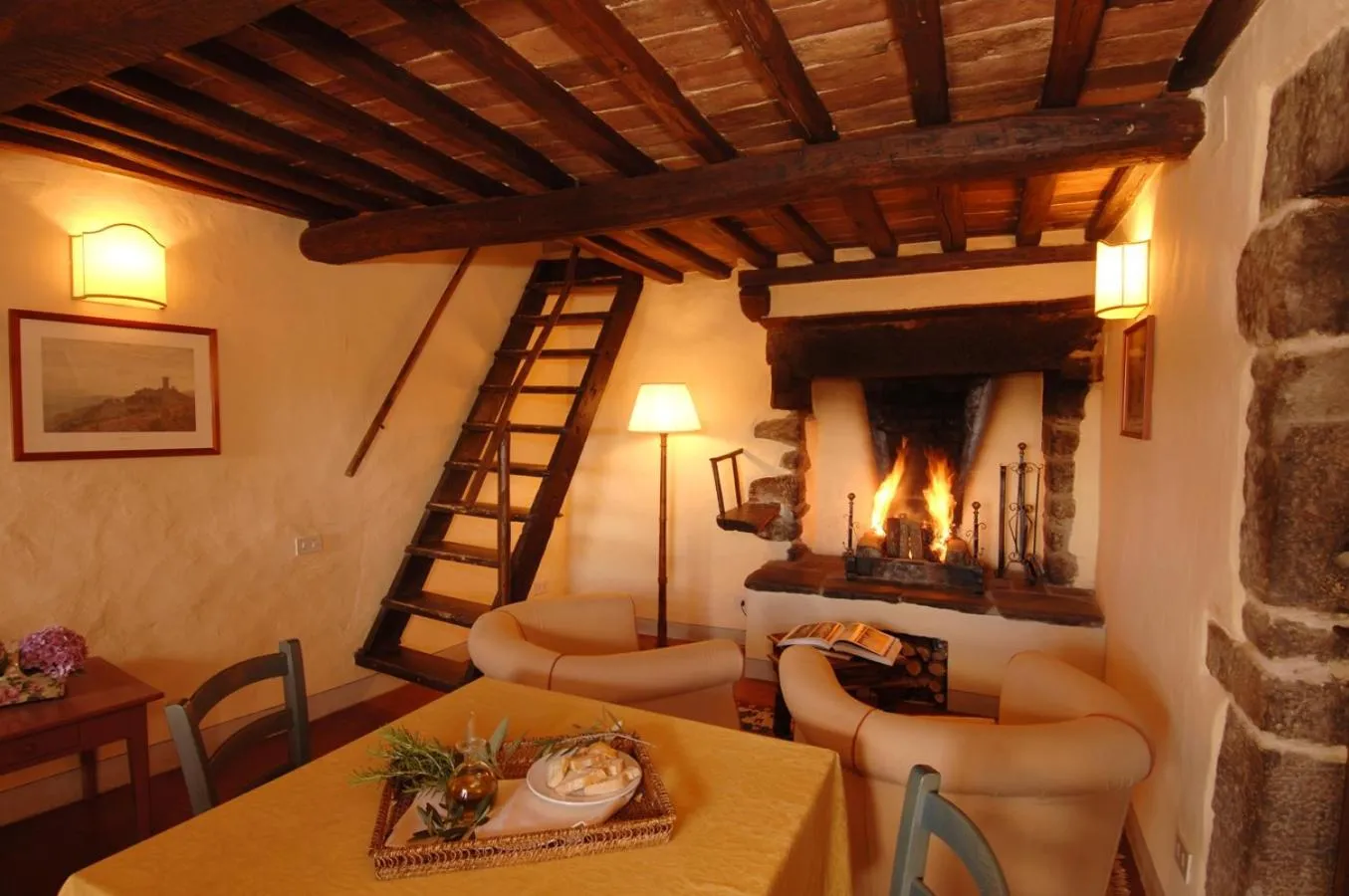 Living room in Castello Di Gargonza