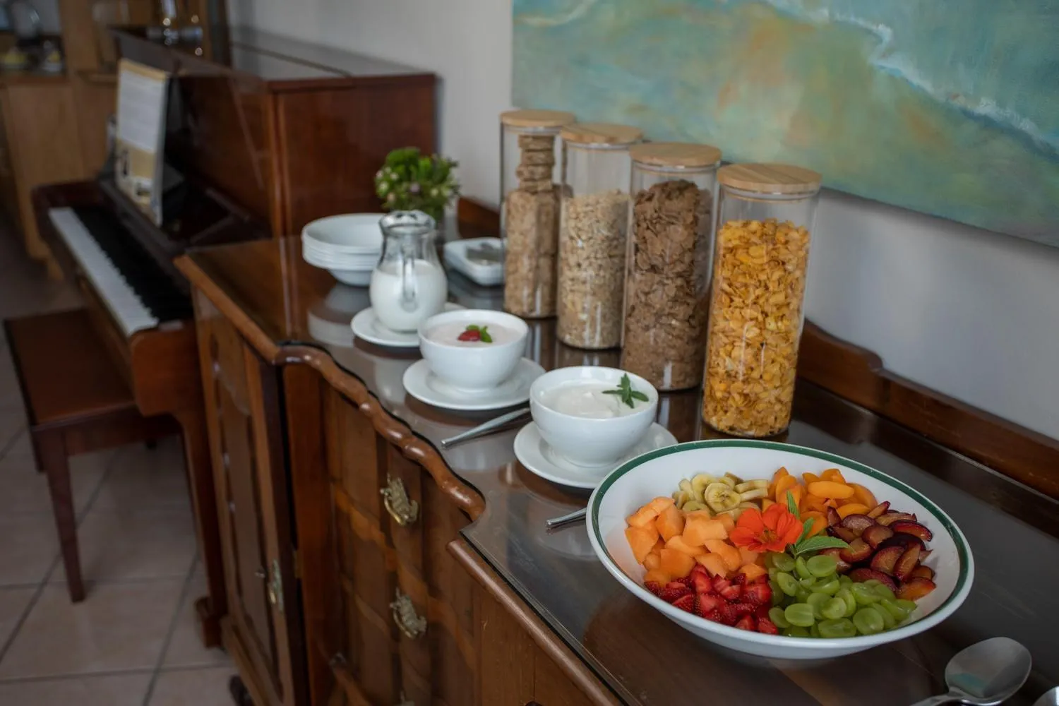 Food and drinks in Aire del Mar Guest House