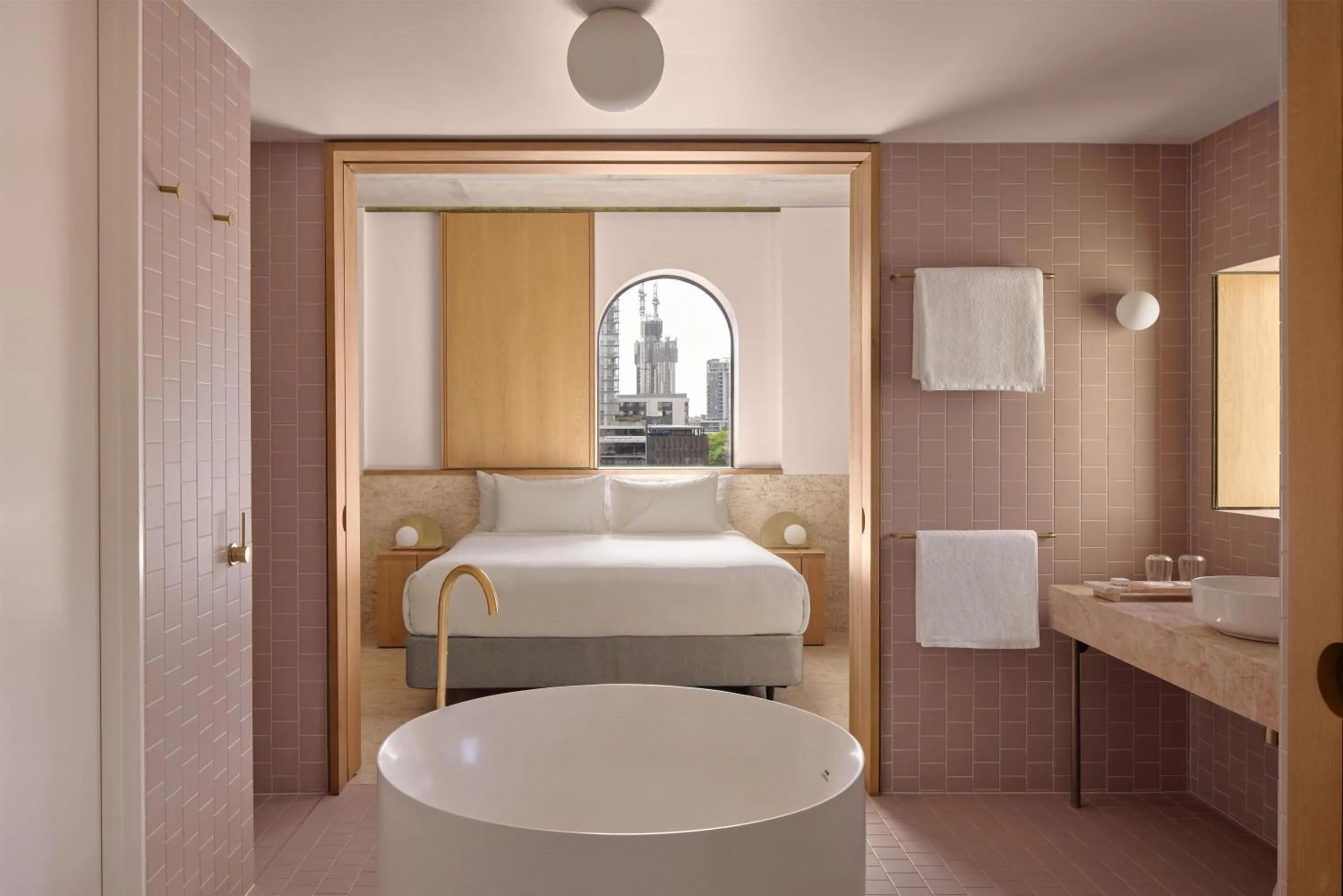 Bedroom, Bed in The Calile Hotel