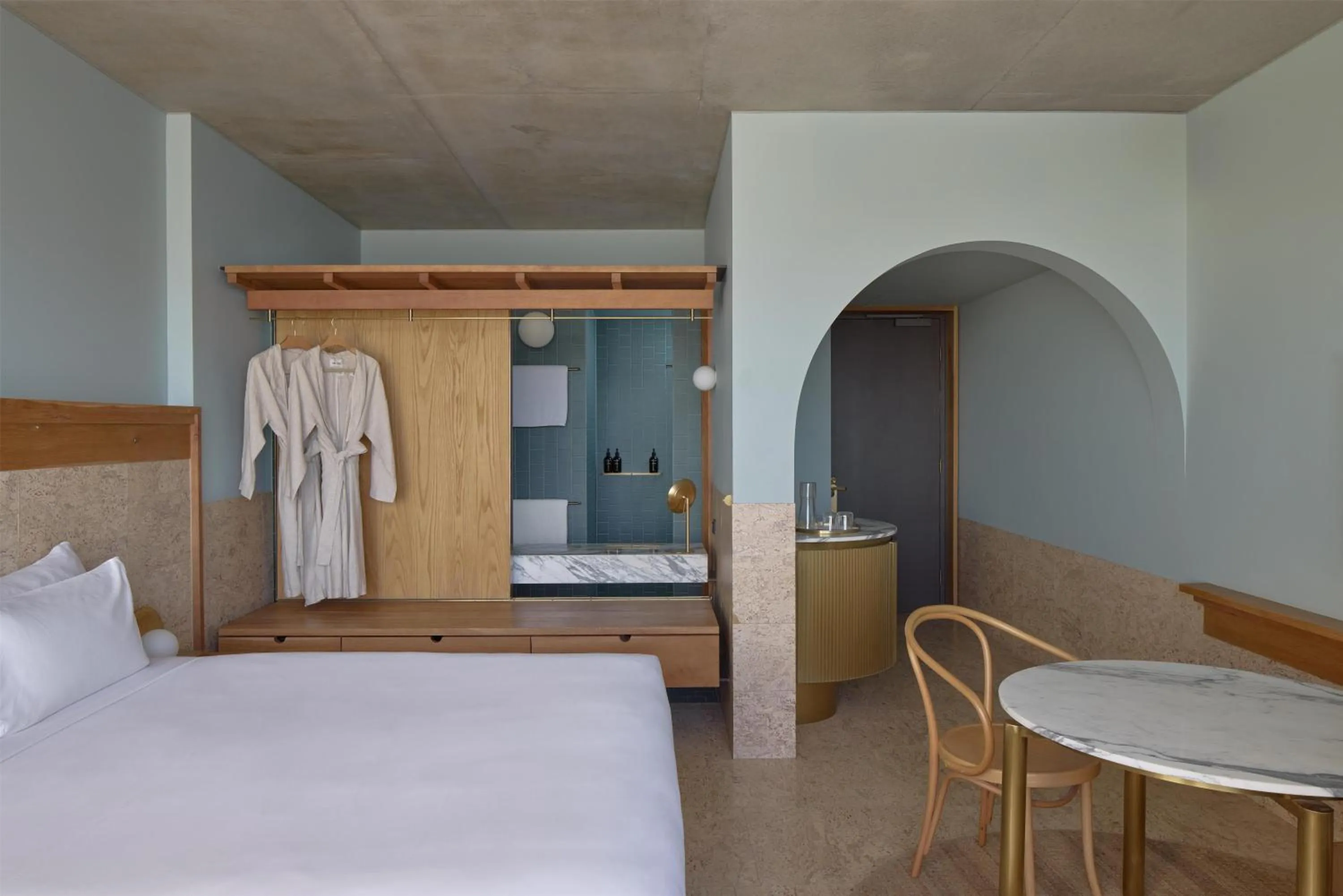 Bedroom, Bed in The Calile Hotel