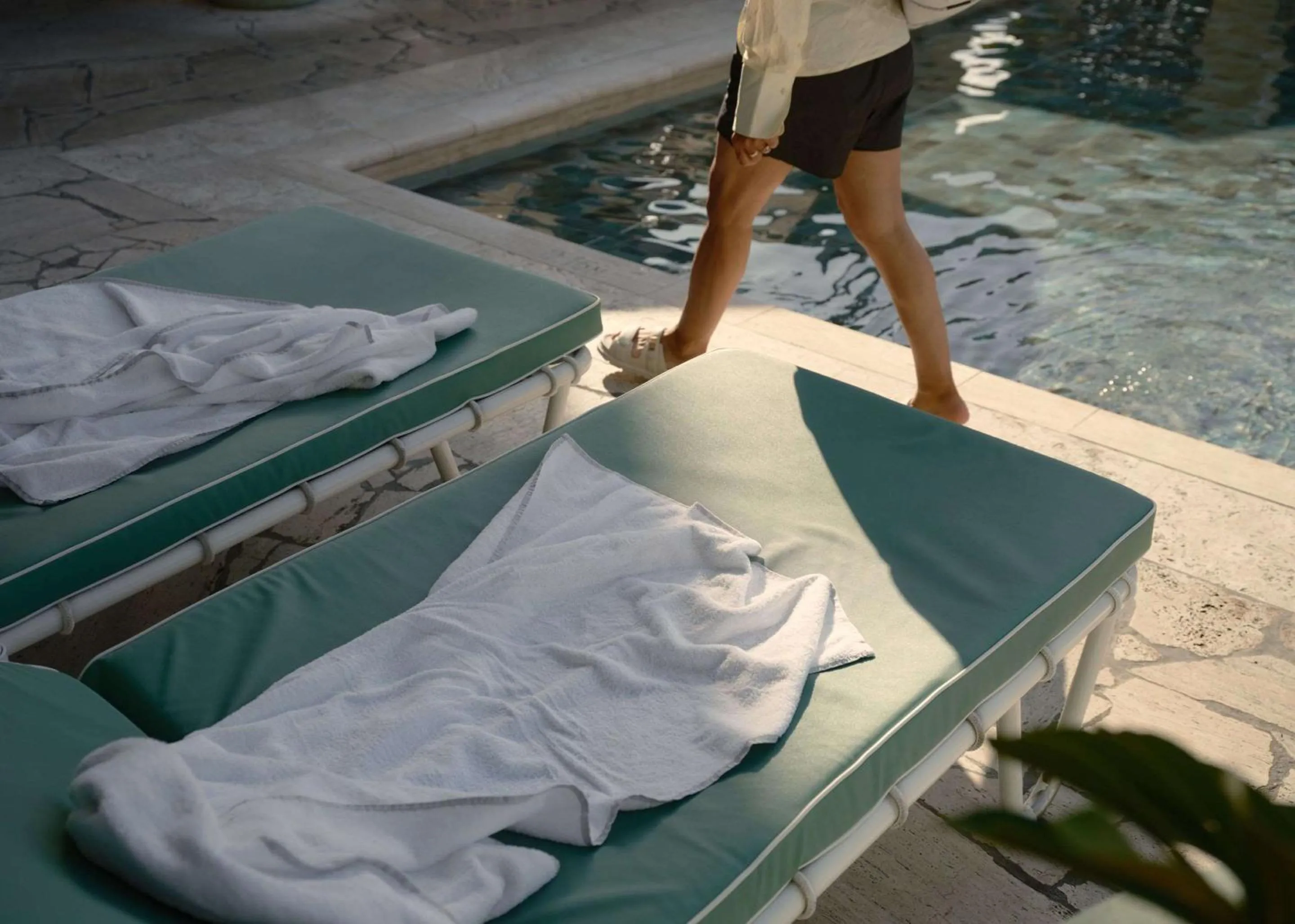 Pool view in The Calile Hotel