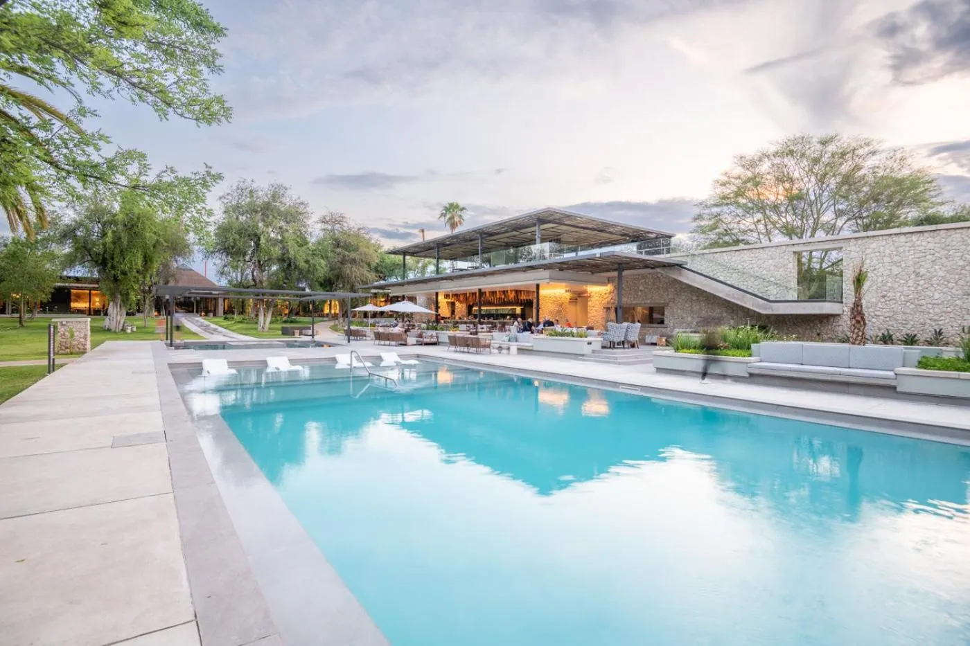 Swimming pool in Mokuti Etosha