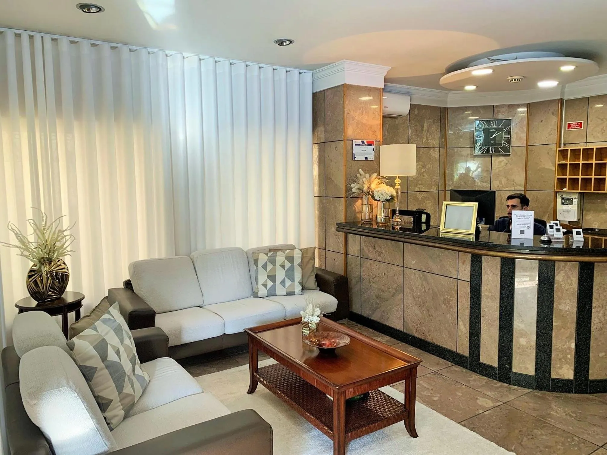 Lobby or reception in Hotel Puma