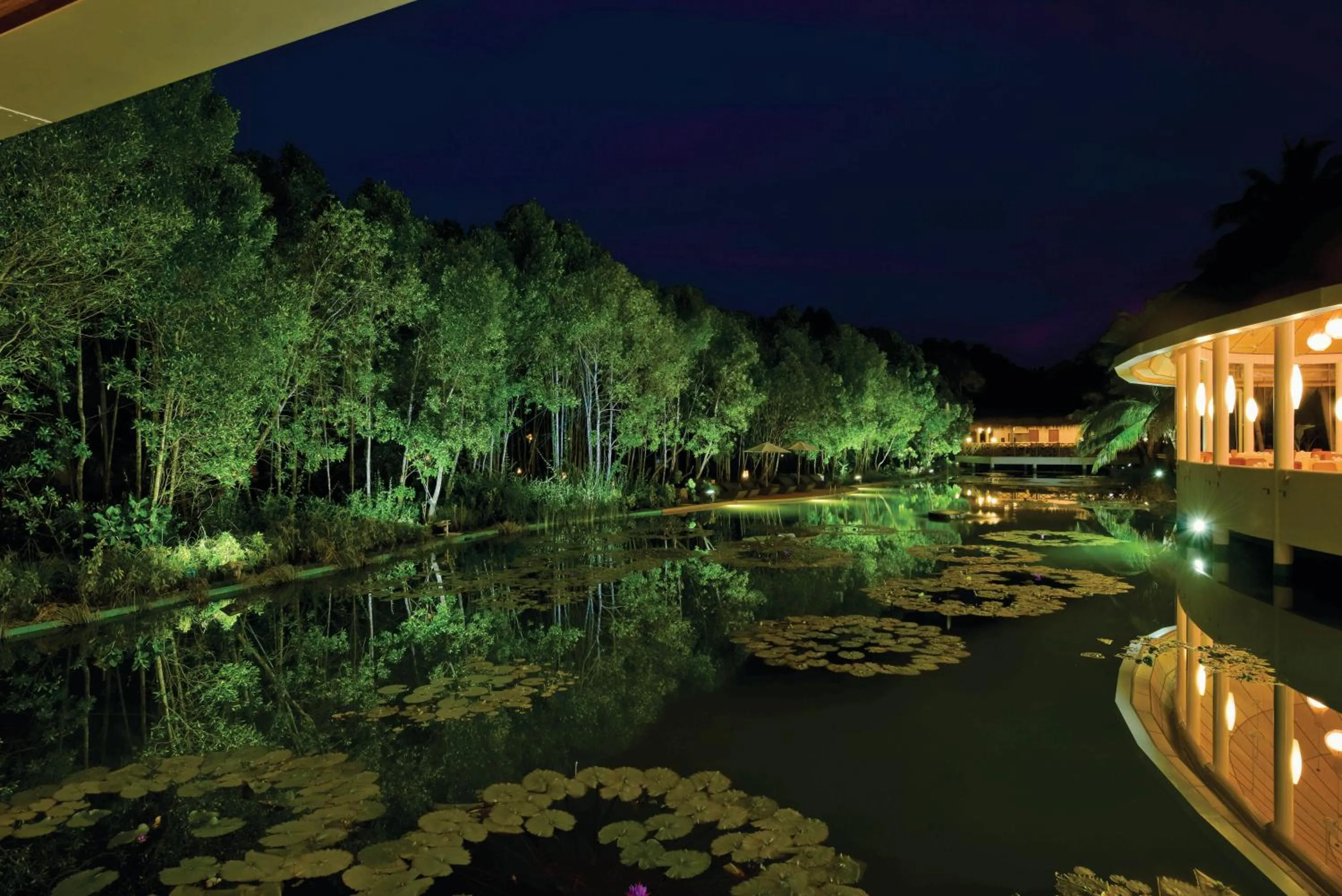 Lake view in Dreamland Maldives Resort