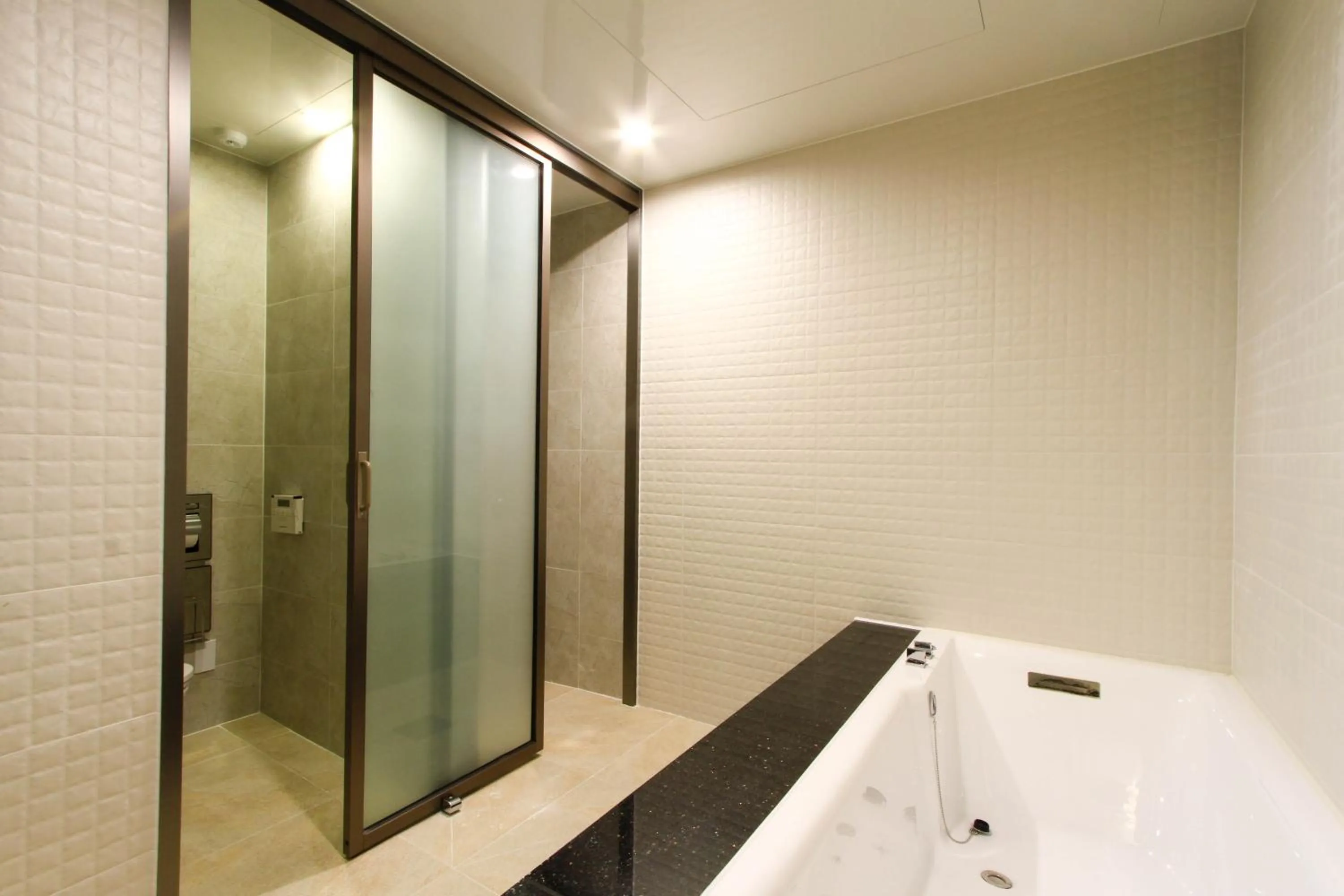 Shower in The King Hotel