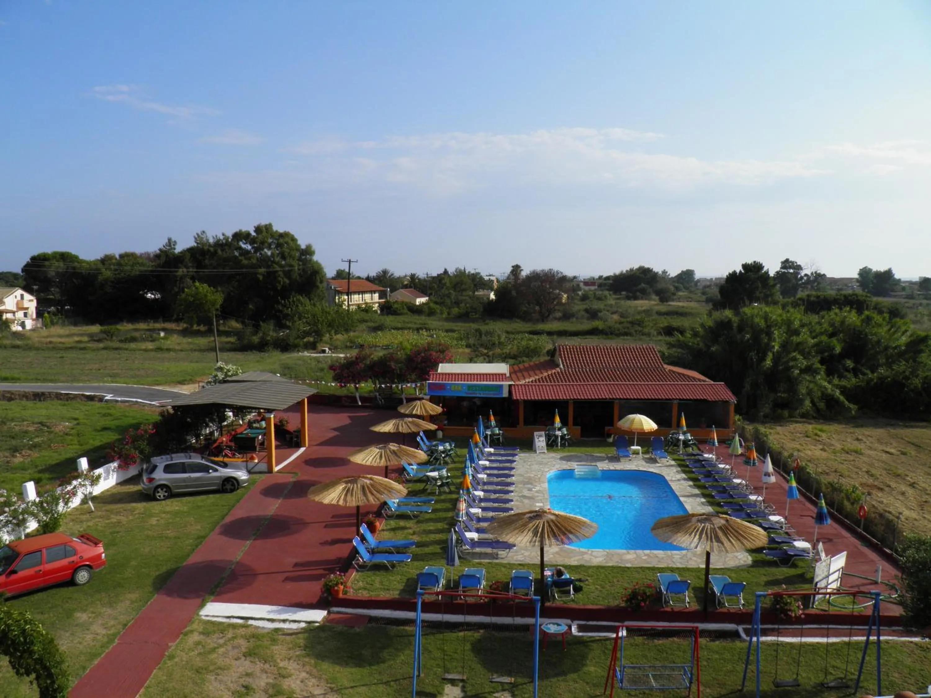 Pool view in Stars Hotel