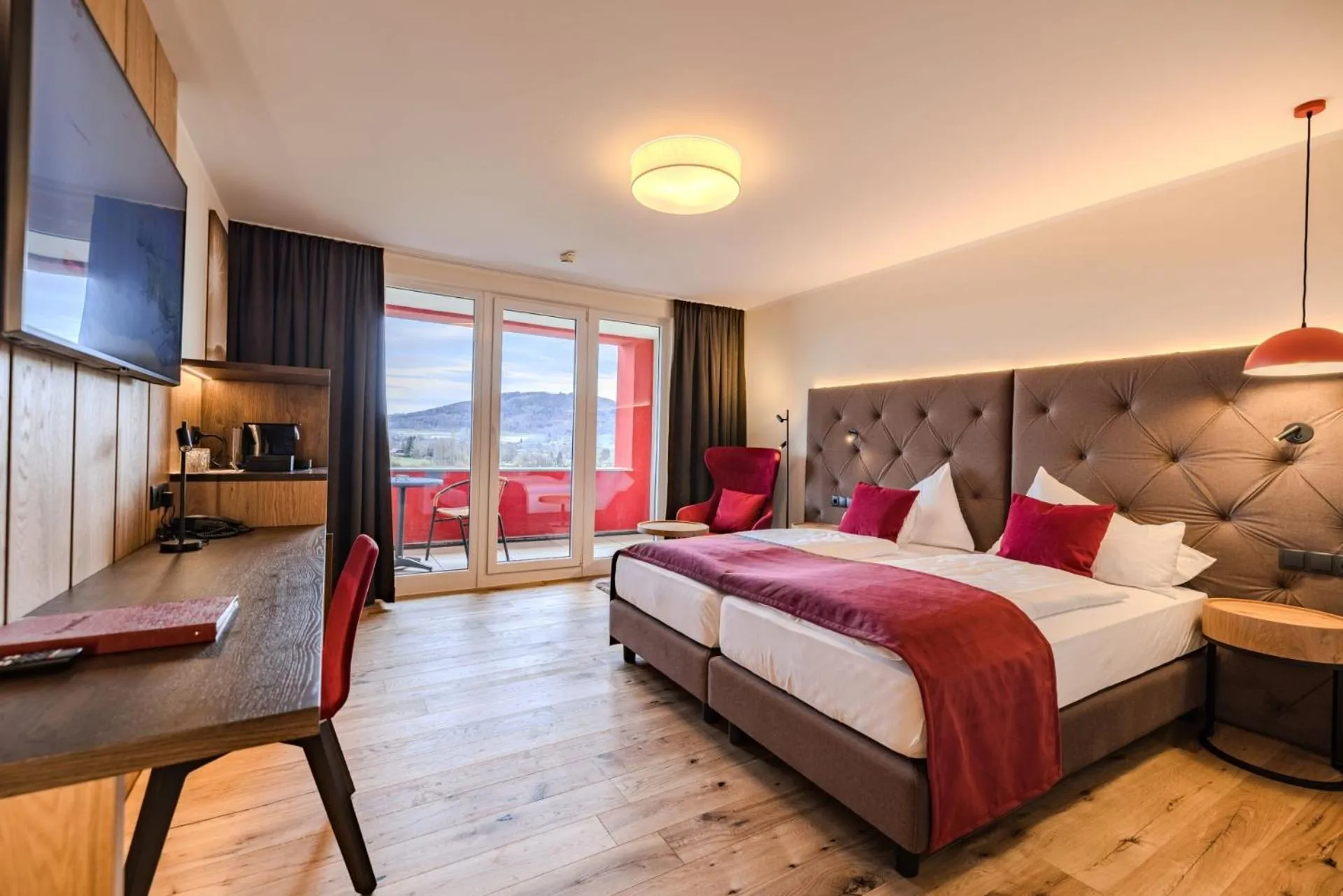 Bed in Hotel Haberl - Attersee