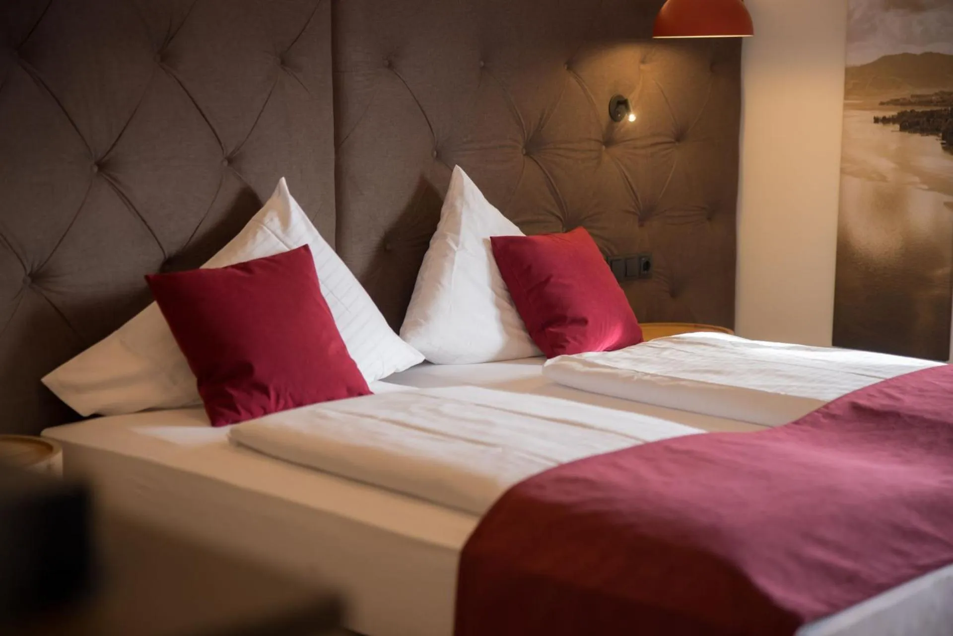 Decorative detail, Bed in Hotel Haberl - Attersee