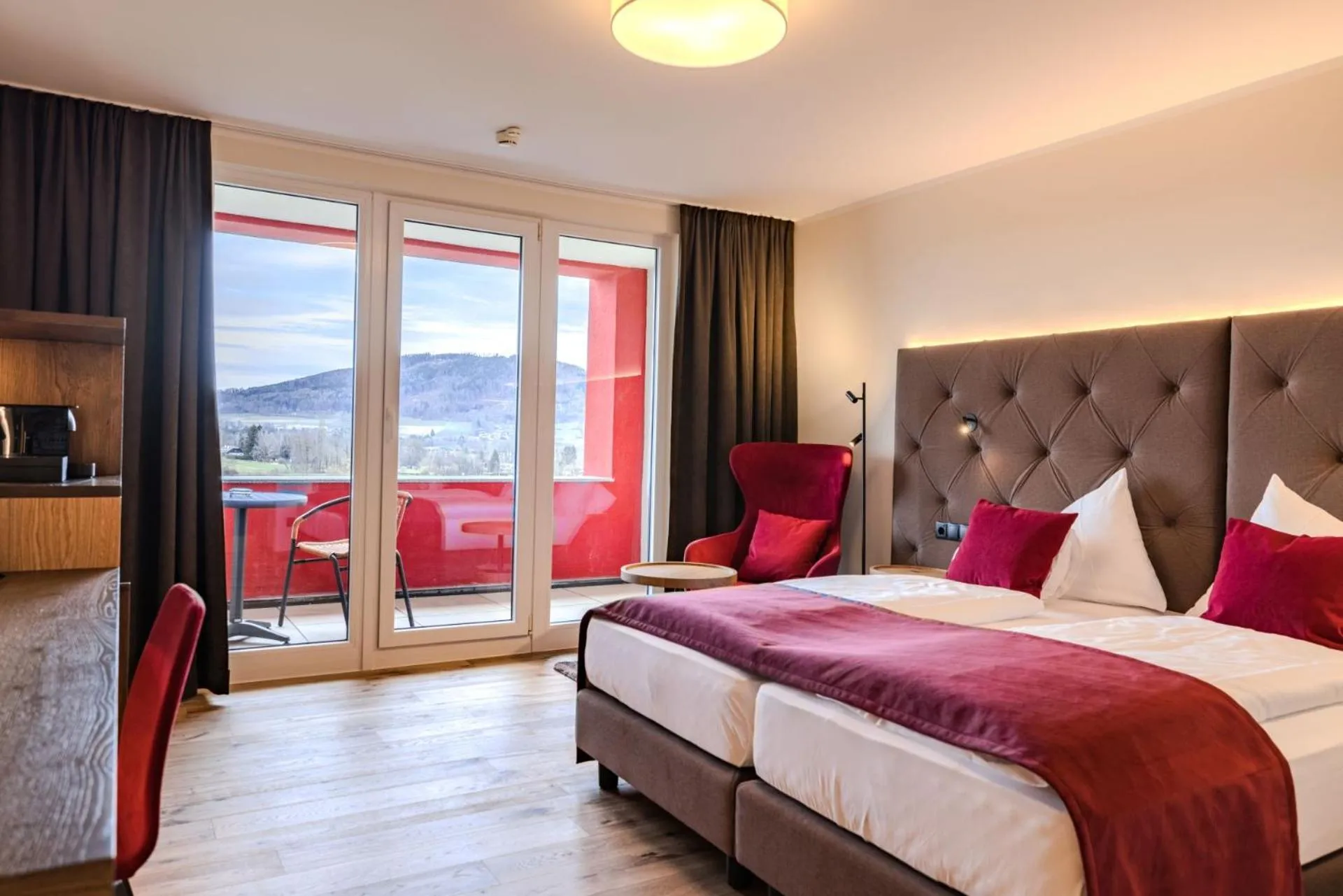 Bed in Hotel Haberl - Attersee