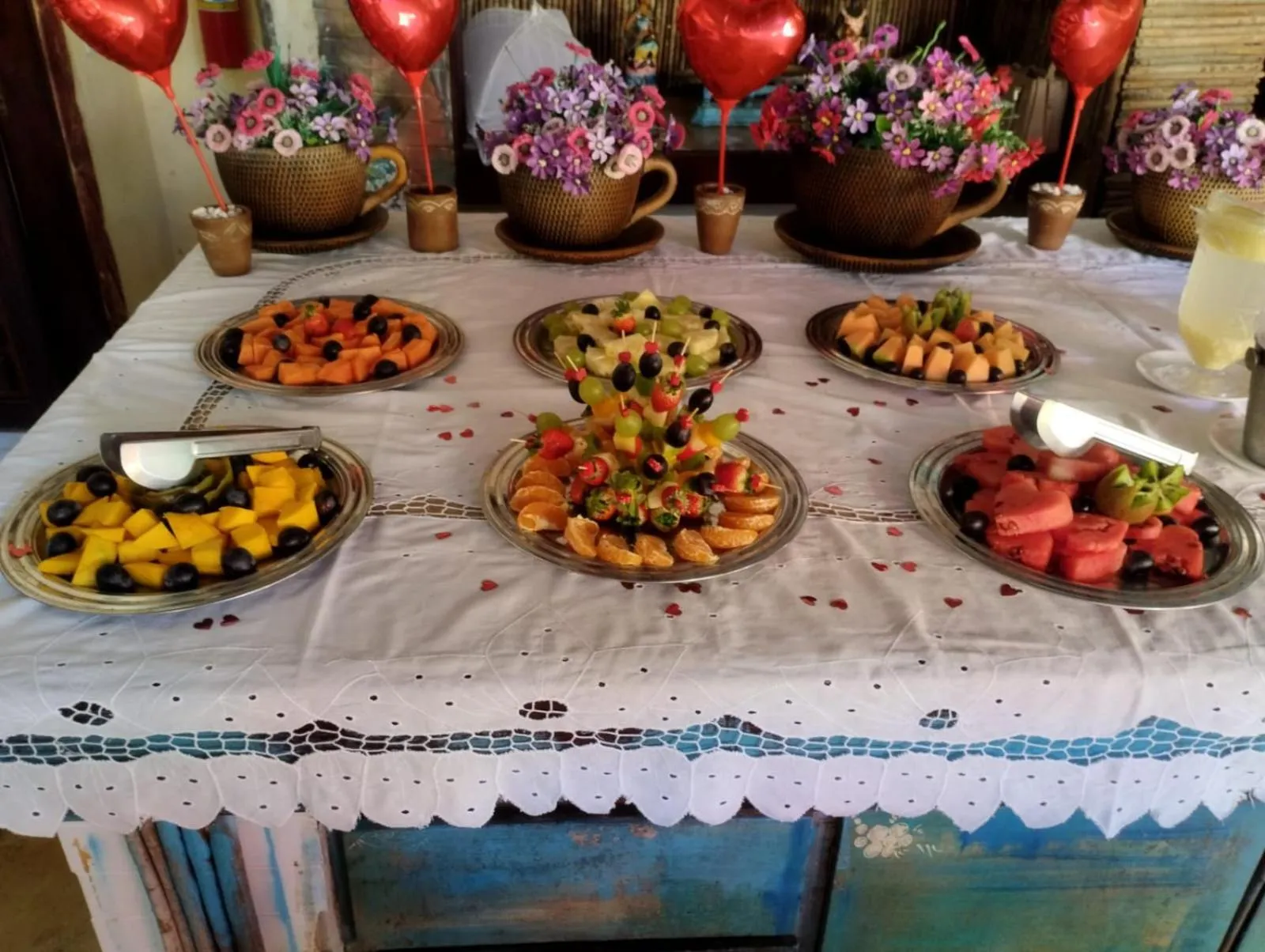 Buffet breakfast in Hotel de Charme Castelinho