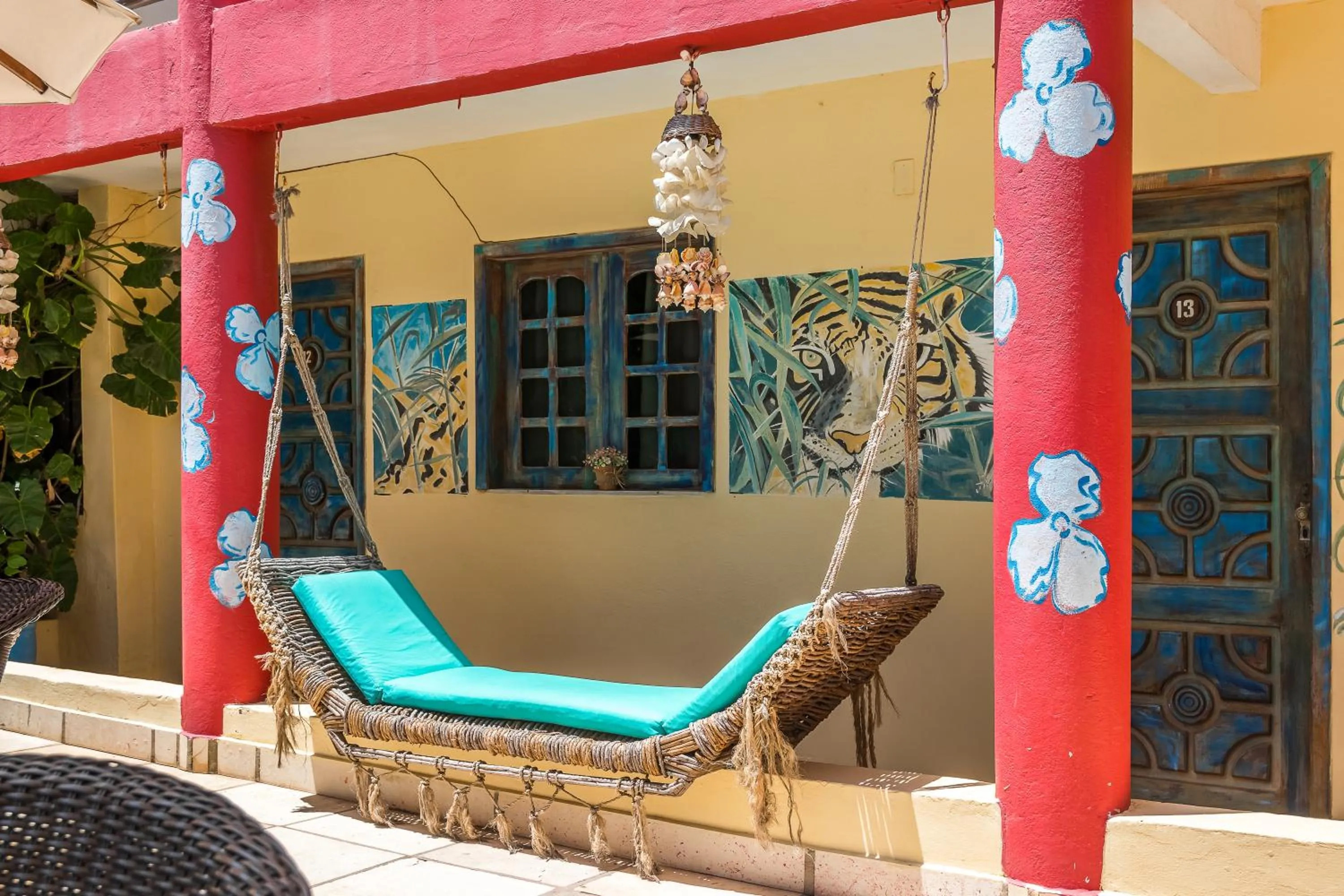 Patio in Hotel de Charme Castelinho