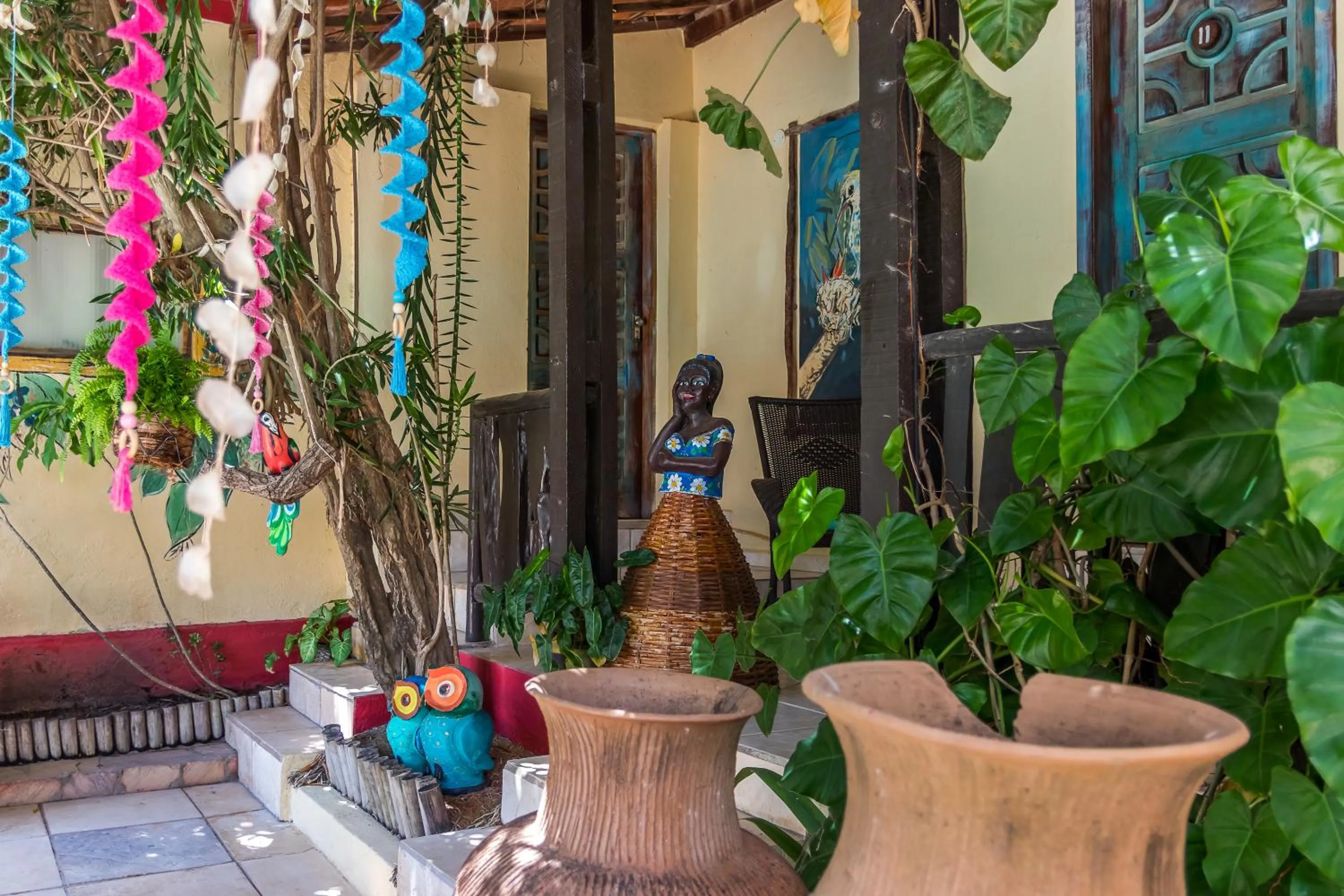 Patio in Hotel de Charme Castelinho