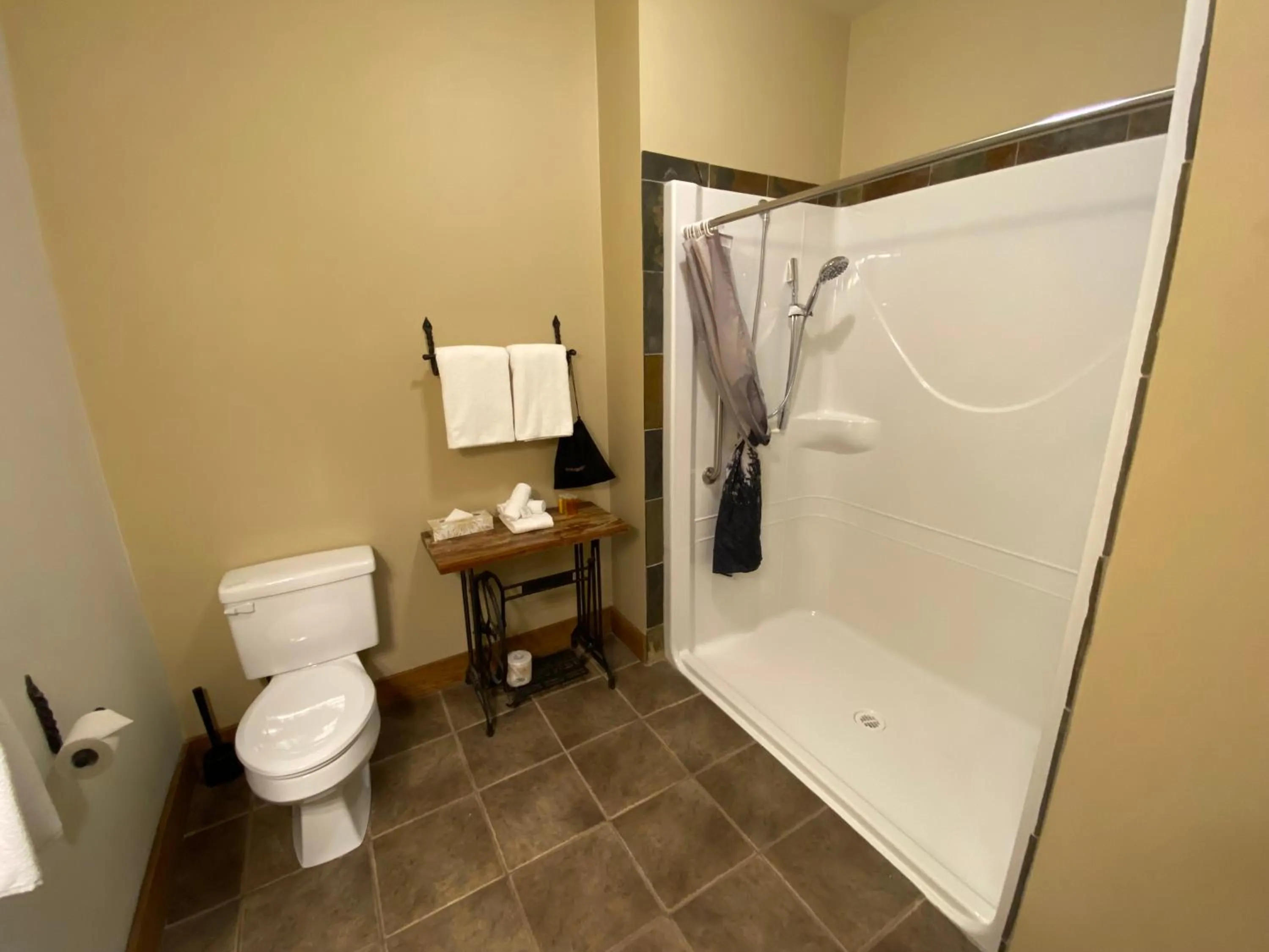 Shower in Winston Lodge