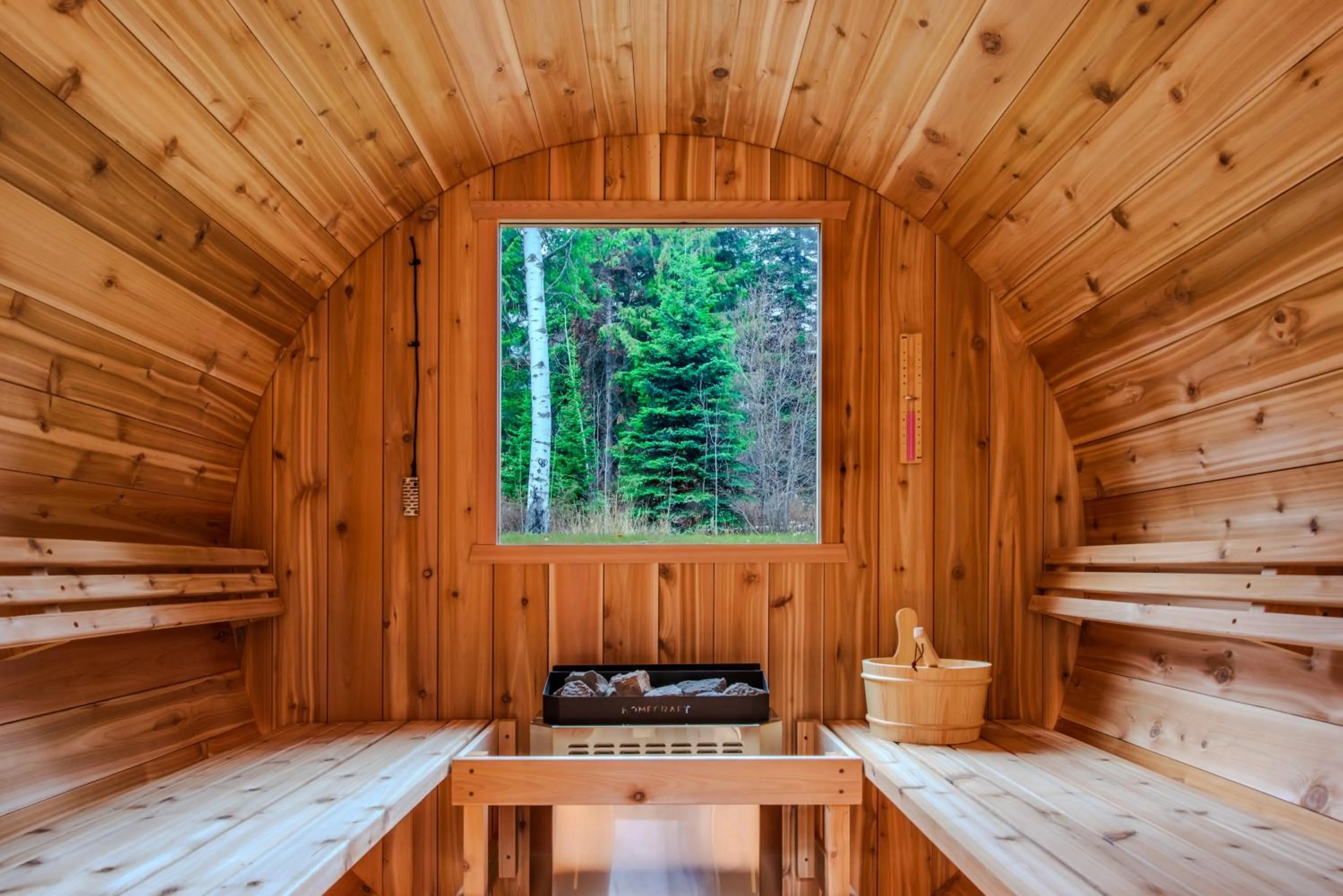 Sauna in Winston Lodge