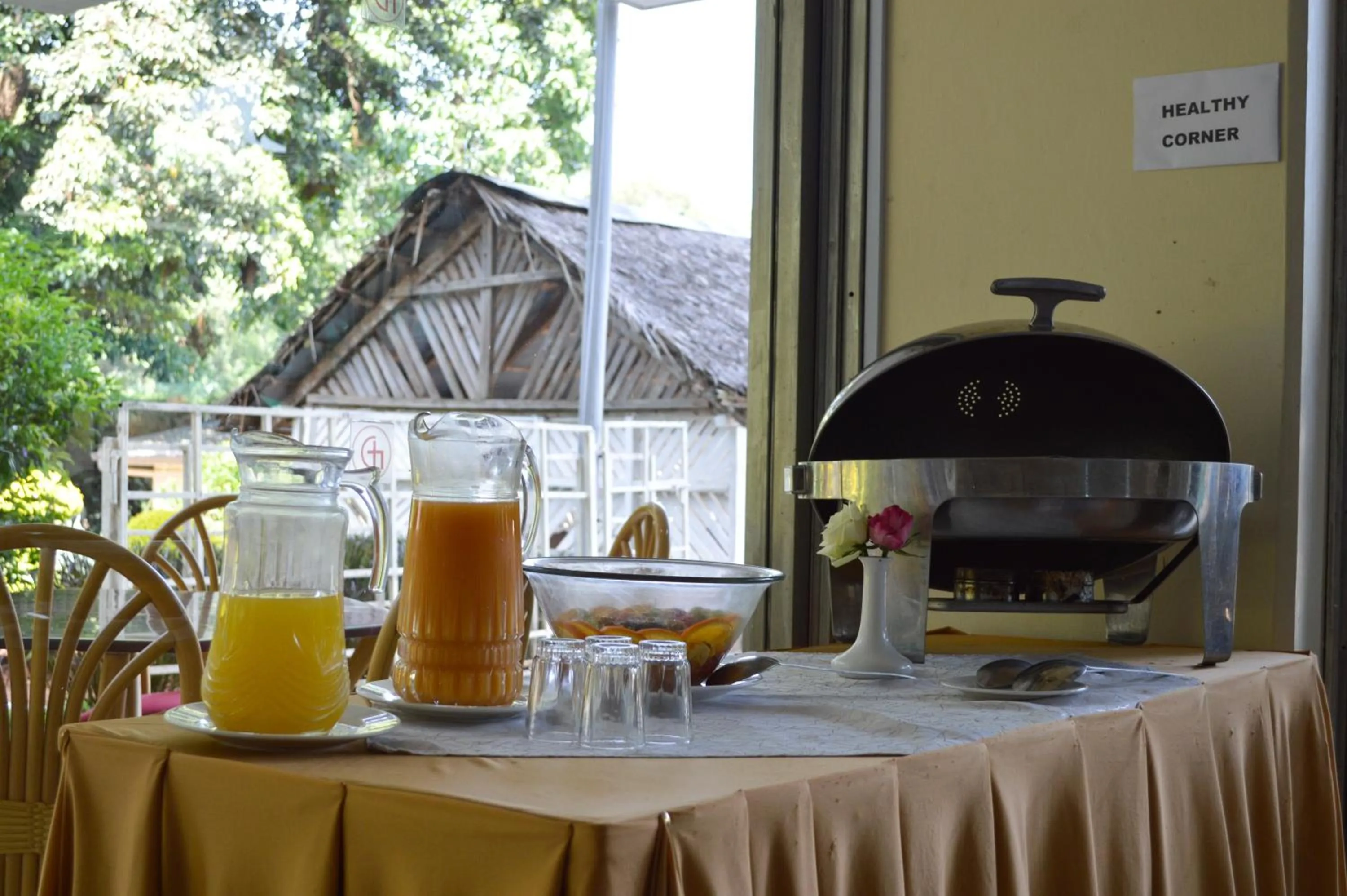 Food and drinks in Golf Hotel Kakamega
