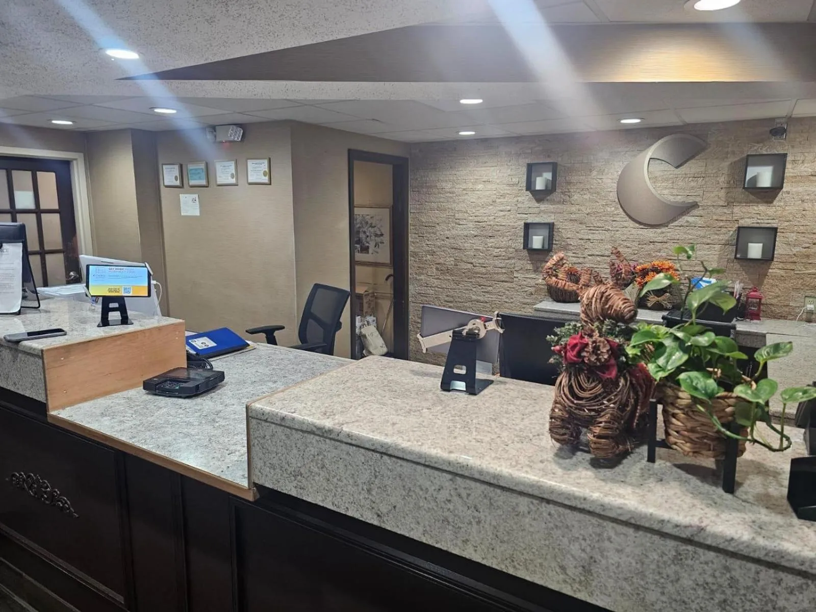 Lobby or reception in Comfort Inn Wethersfield - Hartford